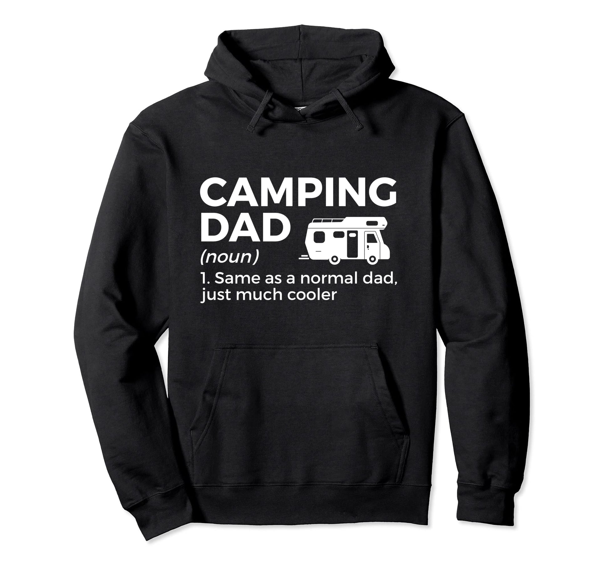 Camping Dad Definition Funny Rv Camper Hoodie - Minimalist Print Unisex - T-Shirt, Sweatshirt, Hoodie