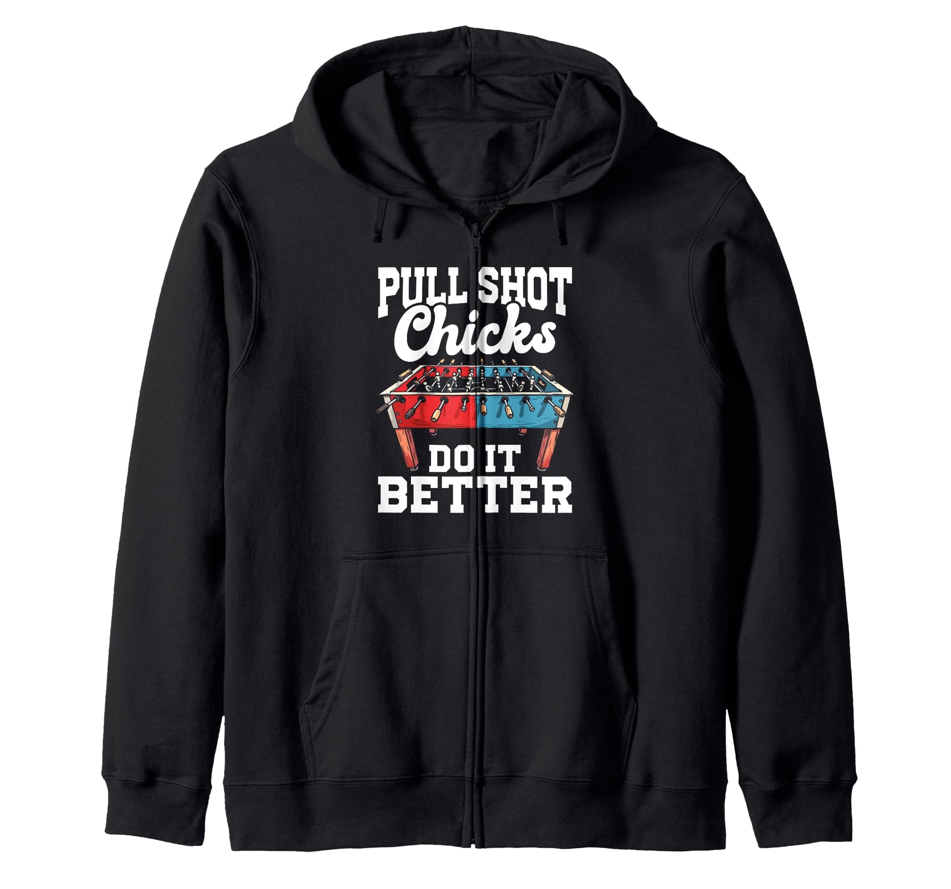 Foosball Player Foosball Table Soccer Hoodie - Minimalist Print Men Women - T-Shirt, Sweatshirt, Hoodie