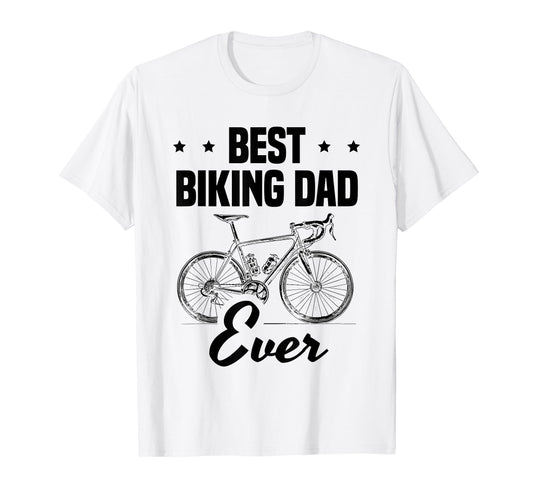 Best Biking Dad Ever Mtb Mountain Bike T-Shirt - Unique Graphic Unisex - T-Shirt, Sweatshirt, Hoodie