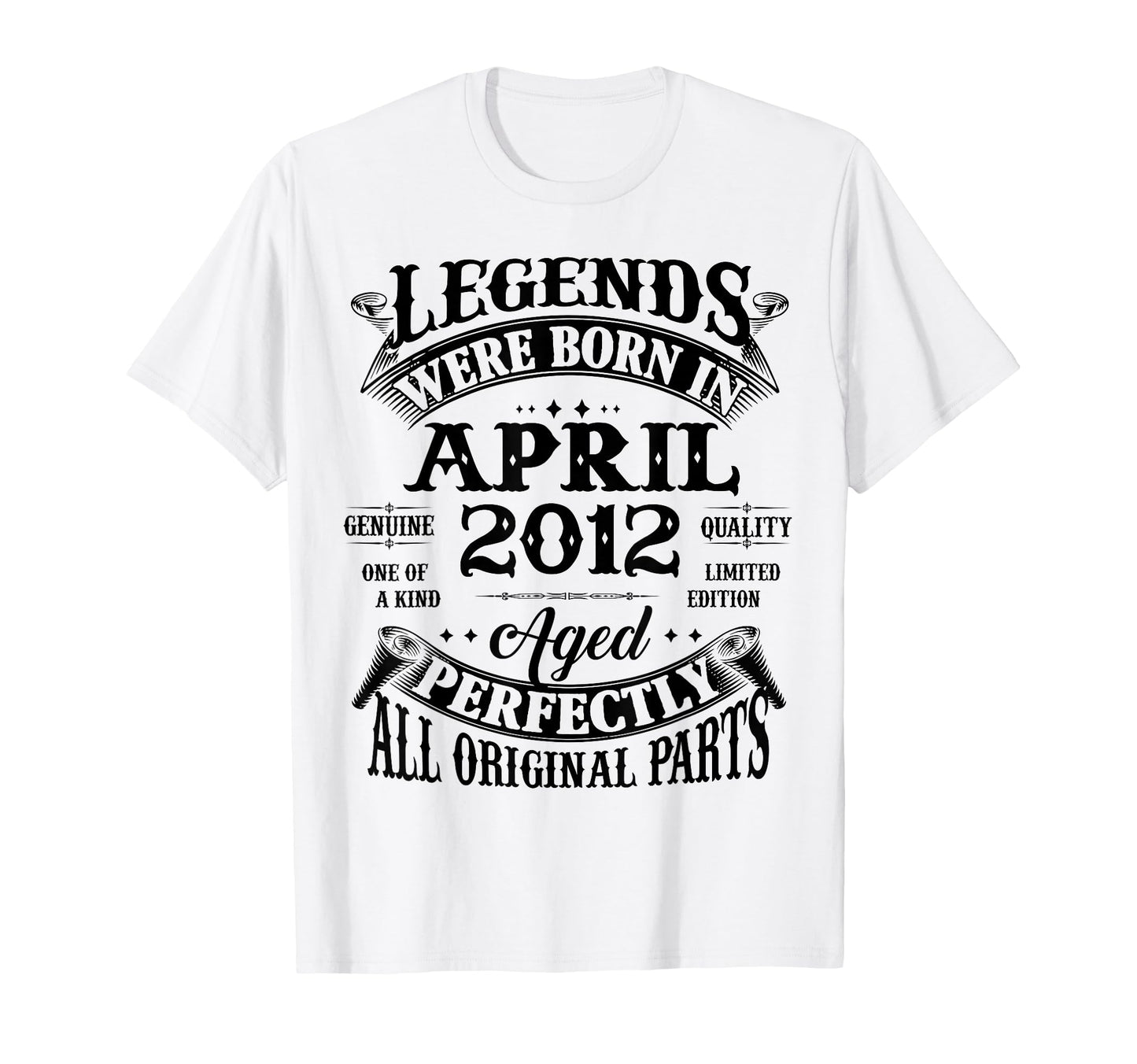 14Th Birthday Gift Legend Born April T-Shirt - Novelty Apparel for Adults - T-Shirt, Sweatshirt, Hoodie