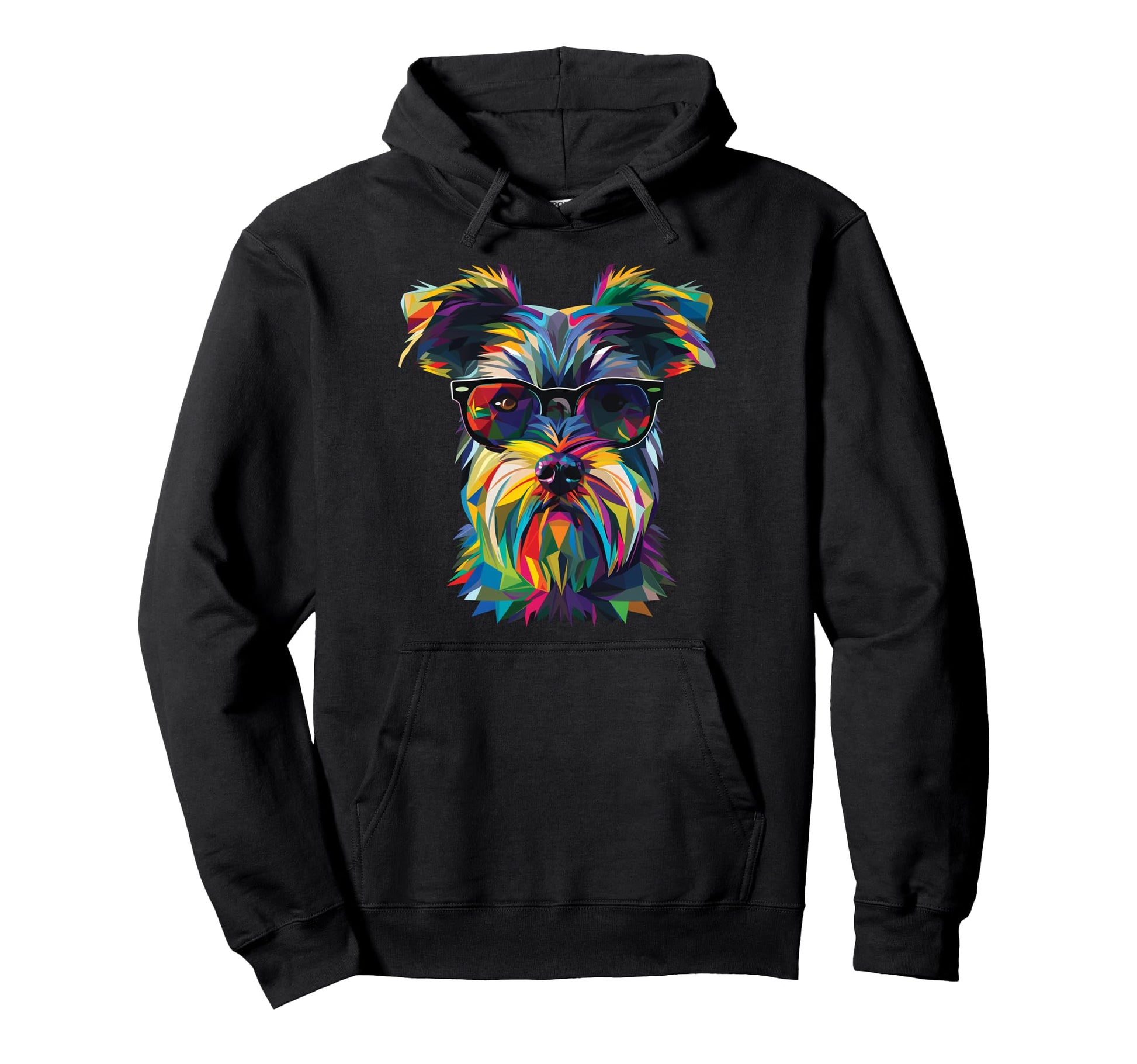 Dog Dad Mom Sunglasses Doodle Hoodie - Graphic Print Men Women - T-Shirt, Sweatshirt, Hoodie