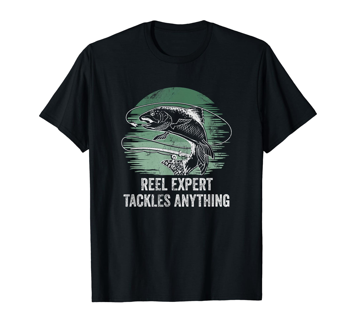 Reel Expert Tackles Anything Fishing T-Shirt - Novelty Apparel for Adults - T-Shirt, Sweatshirt, Hoodie