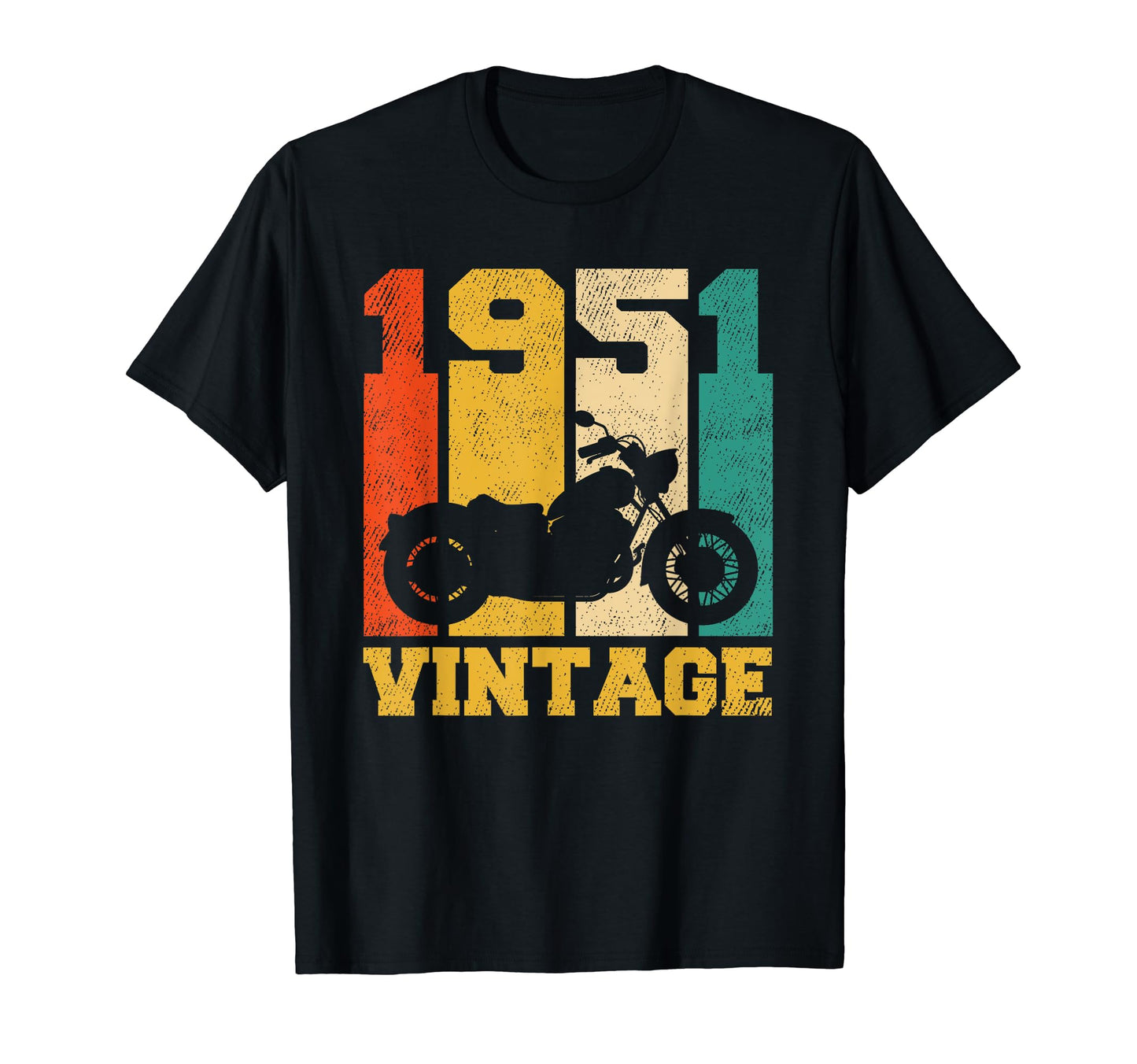 70 Years Old Gifts 1951 Motorcycle T-Shirt - Custom Art Print Men Women - T-Shirt, Sweatshirt, Hoodie