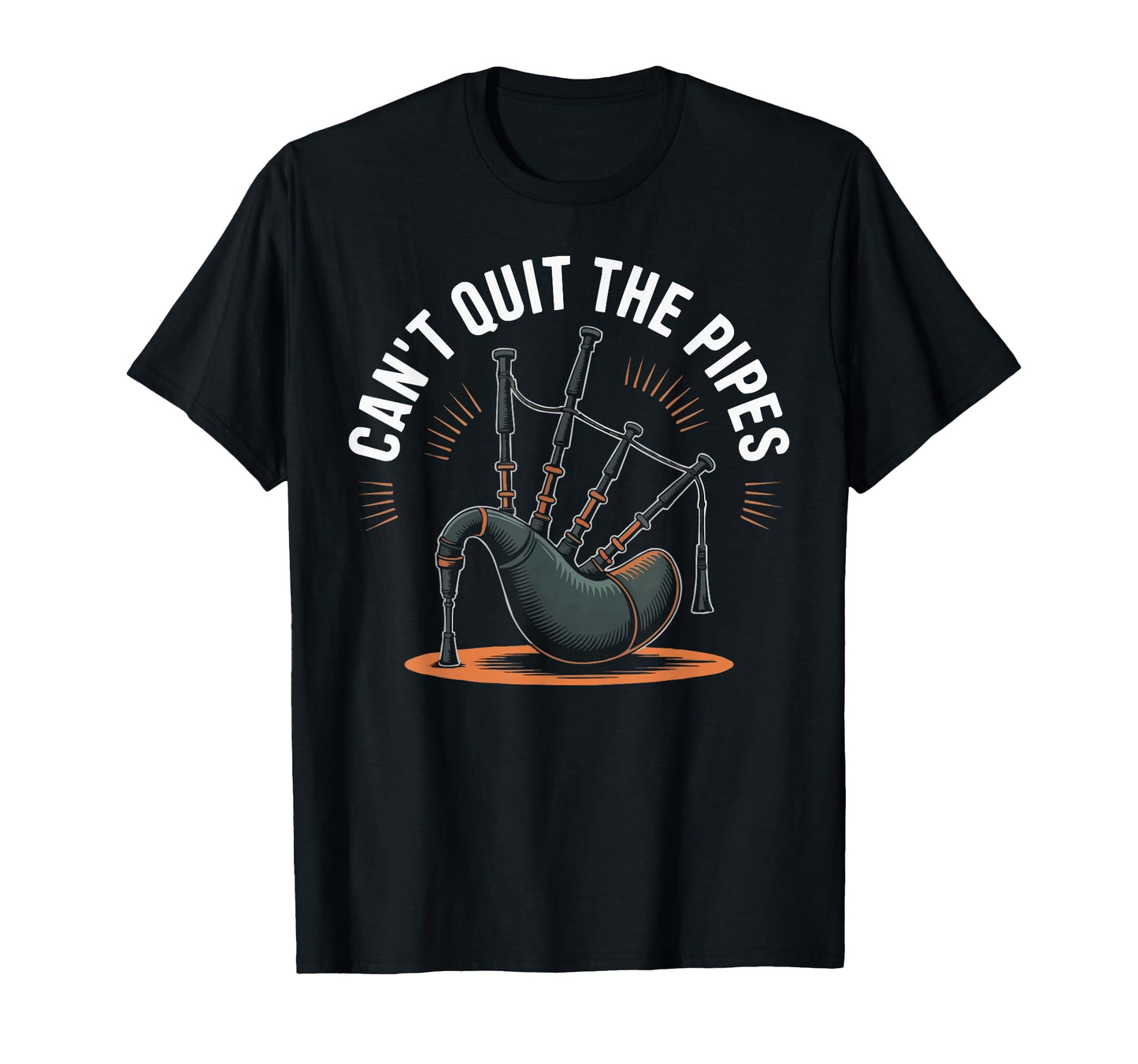 Bagpipe Player Musical Instrument T-Shirt - Custom Art Print Unisex - T-Shirt, Sweatshirt, Hoodie