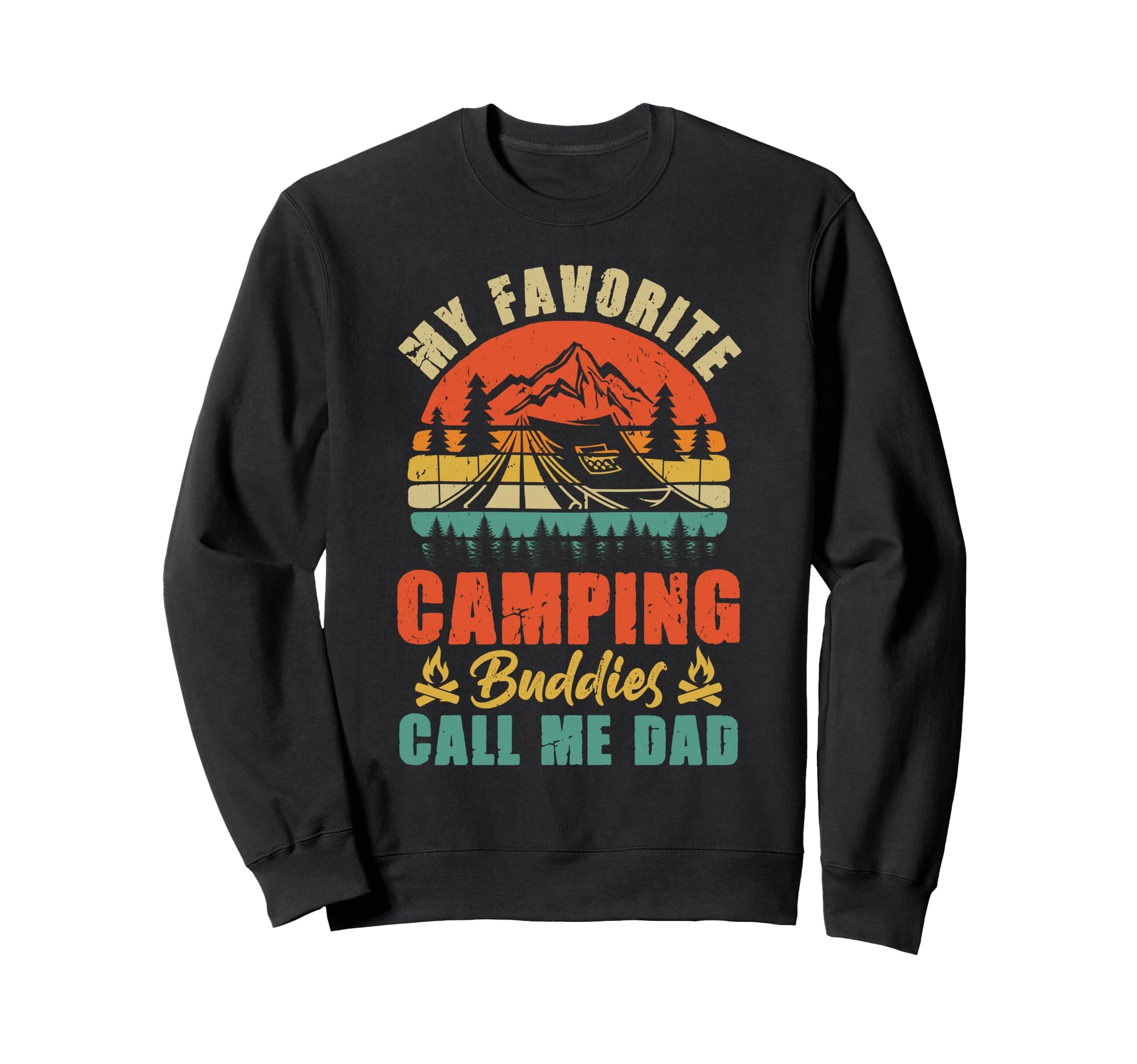 My Favorite Camping Buddies Call Sweatshirt - Minimalist Print for Adults - T-Shirt, Sweatshirt, Hoodie