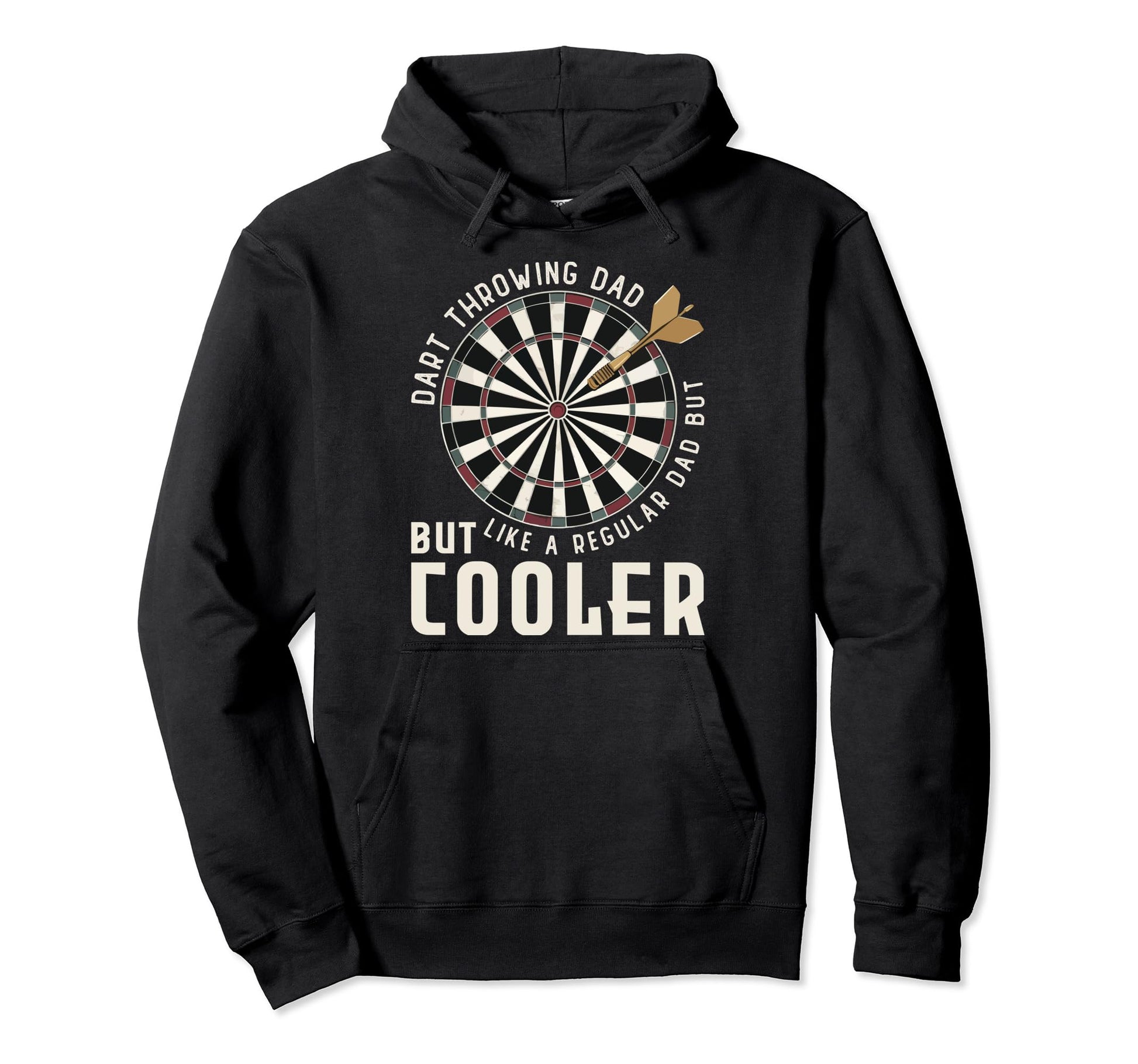 Dart Throwing Dad Like Regular Dad Hoodie - Aesthetic Graphic Men Women - T-Shirt, Sweatshirt, Hoodie