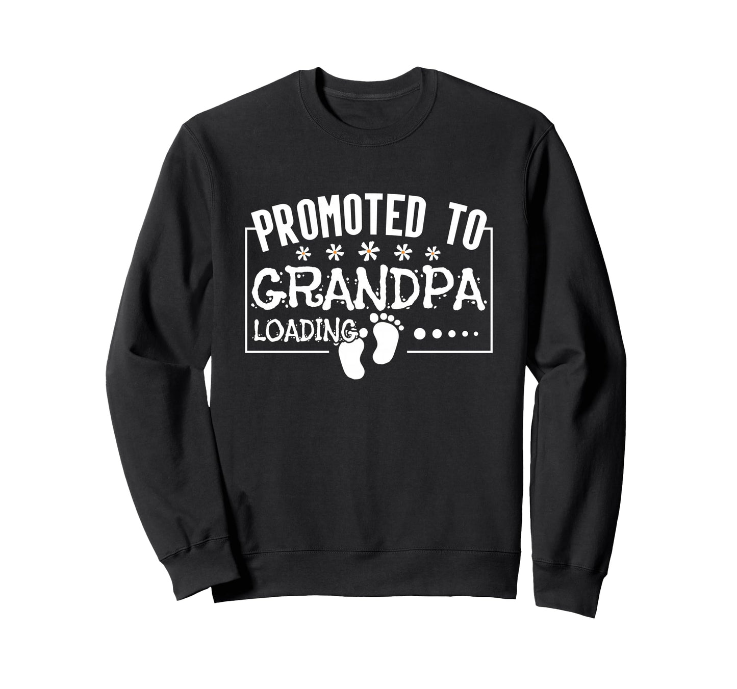Promoted To Grandpa Loading Sweatshirt - Custom Art Print for Adults - T-Shirt, Sweatshirt, Hoodie