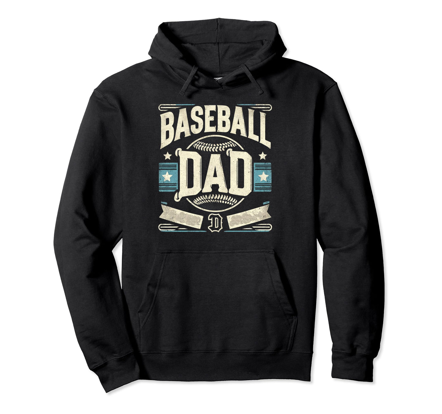 Baseball Dad Fathers Day Hoodie - Novelty Apparel Unisex - T-Shirt, Sweatshirt, Hoodie