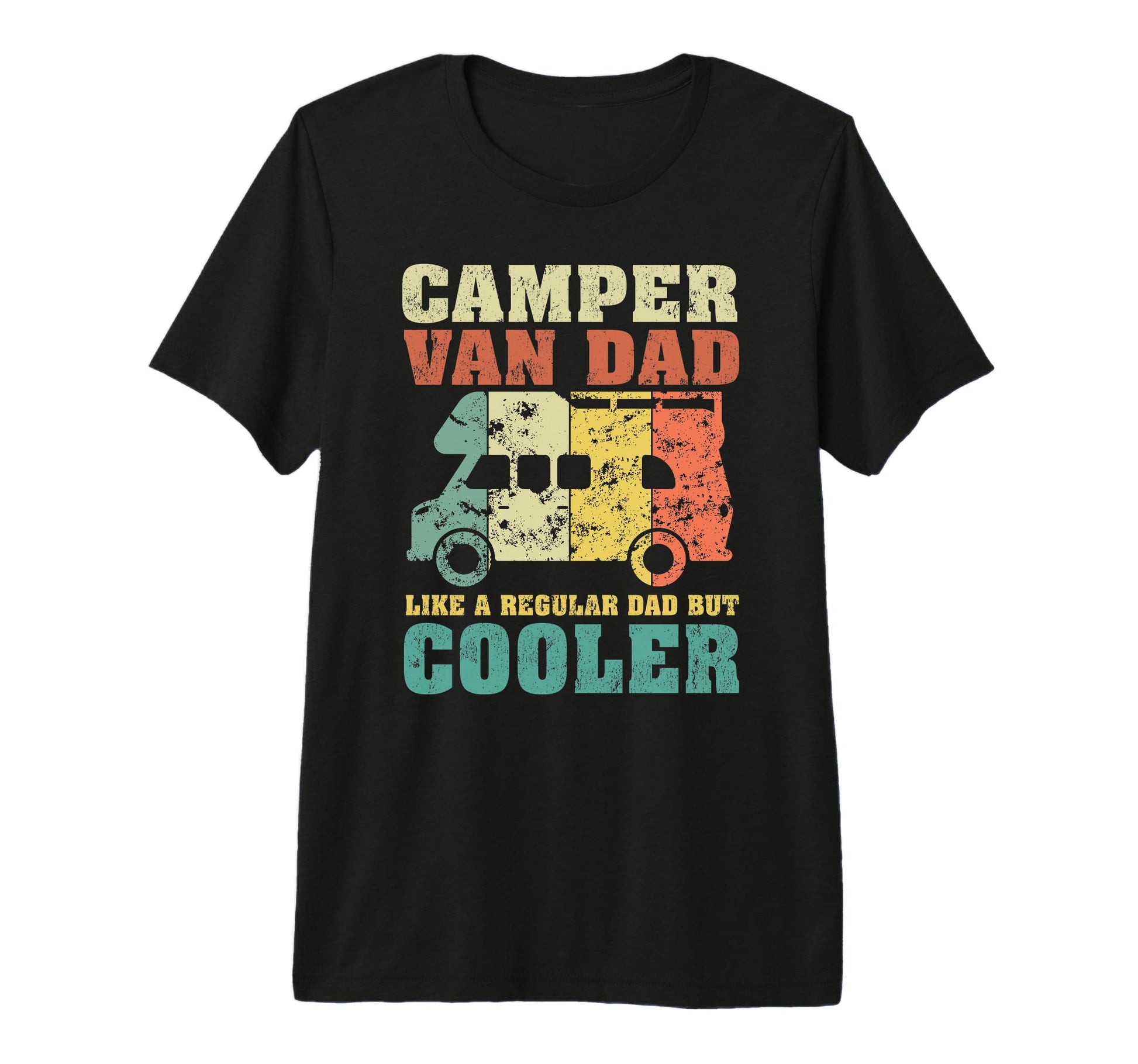 Camper Van Dad Like Regular Dad But T-Shirt - Custom Art Print Unisex - T-Shirt, Sweatshirt, Hoodie