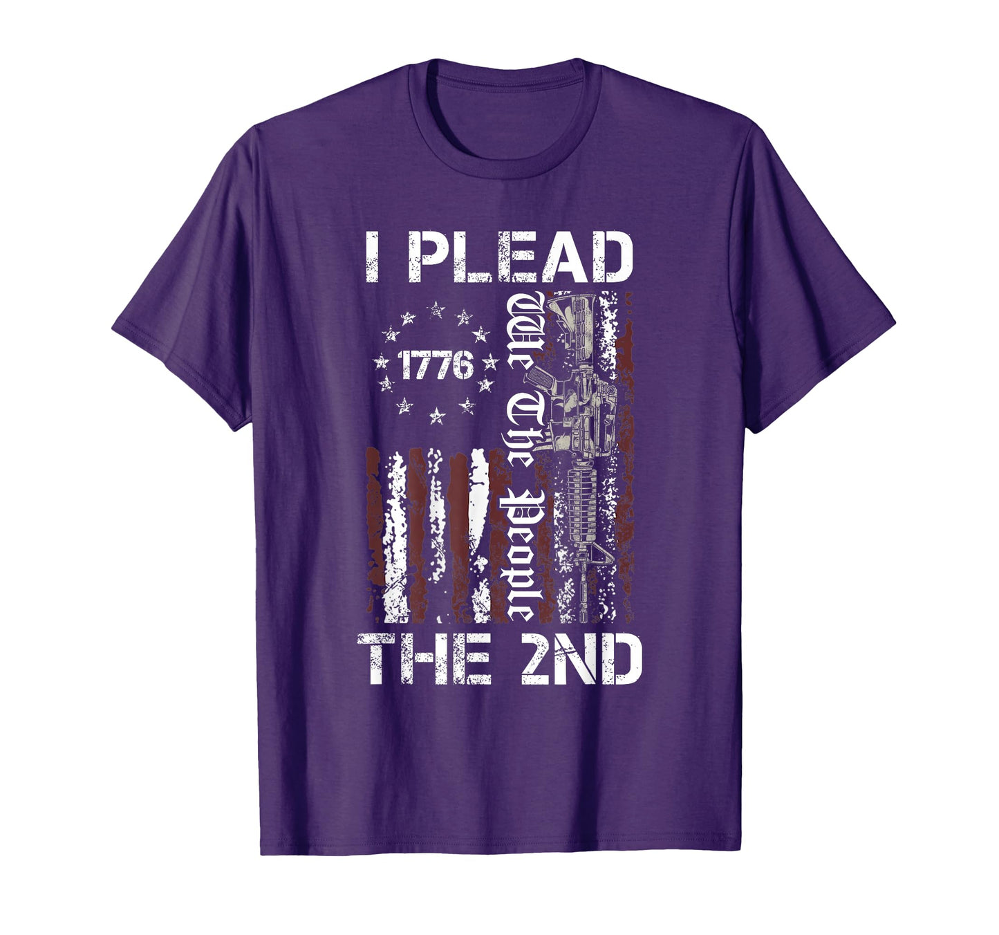 I Plead 2Nd Amendment We People Usa T-Shirt - Custom Art Print Men Women - T-Shirt, Sweatshirt, Hoodie