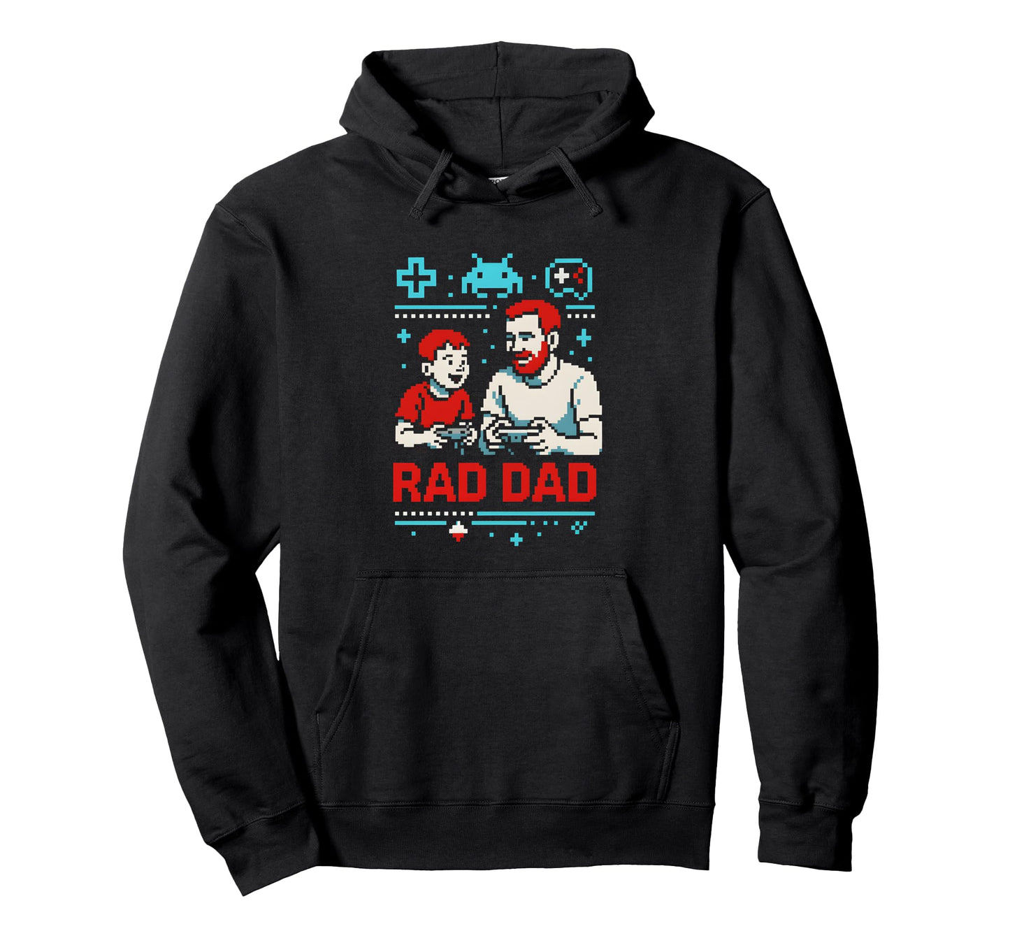 Fathers Day Rad Dad Mens Hoodie - Novelty Apparel for Adults - T-Shirt, Sweatshirt, Hoodie