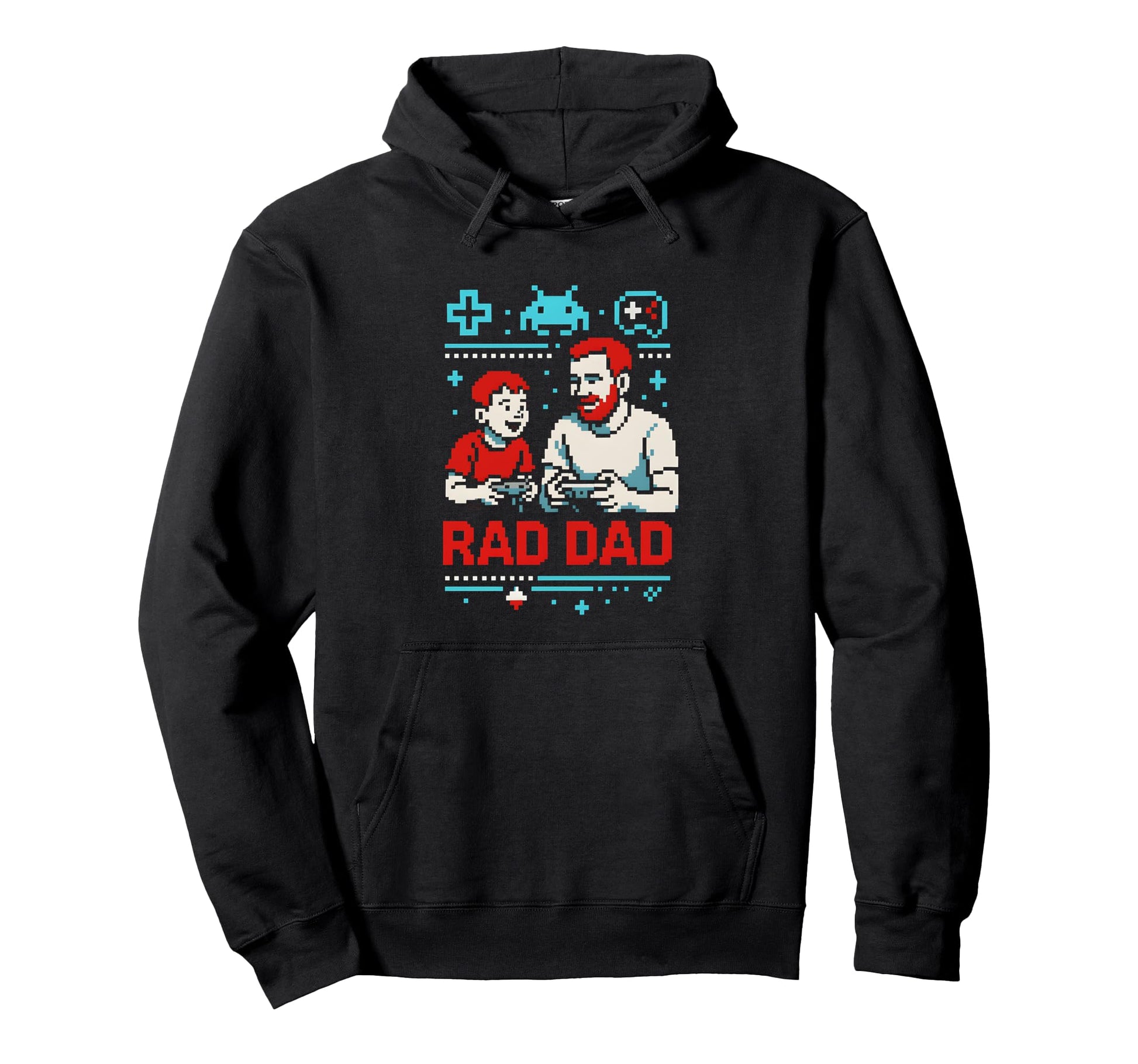 Fathers Day Rad Dad Mens Hoodie - Novelty Apparel for Adults - T-Shirt, Sweatshirt, Hoodie