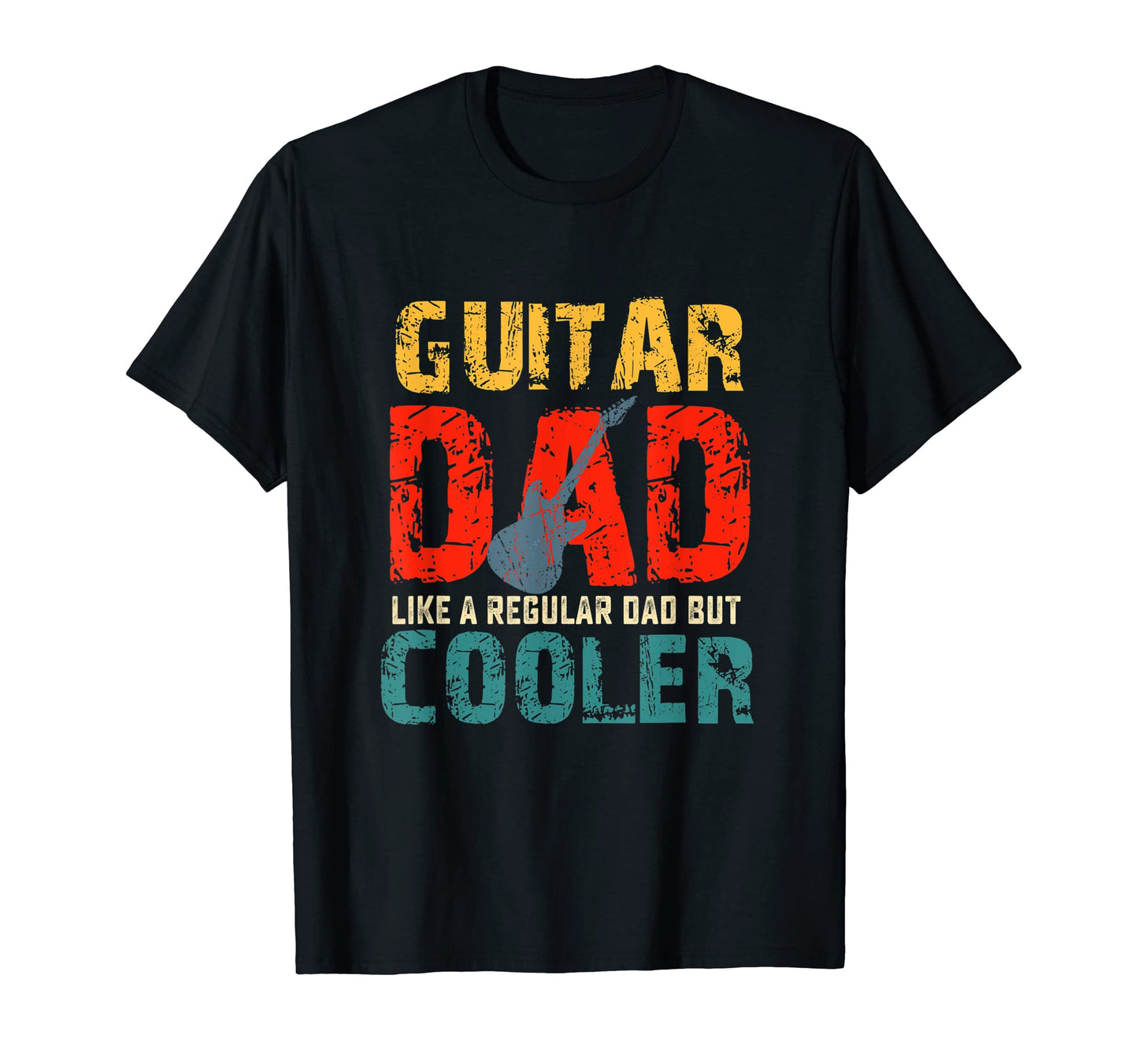 Guitar Fathers Day Dad Gift Musician T-Shirt - Minimalist Print for Adults - T-Shirt, Sweatshirt, Hoodie