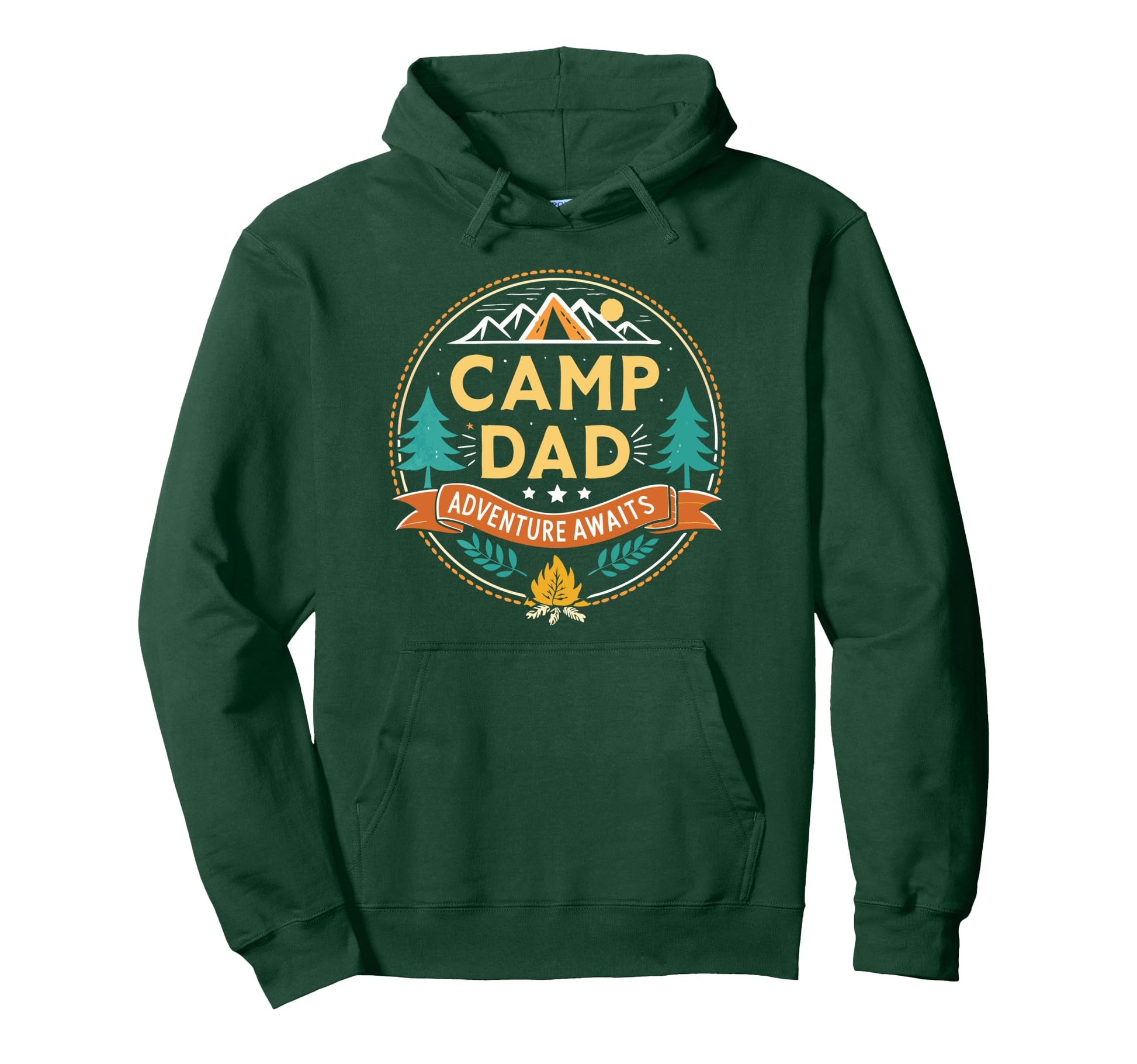 Nature Dad Camping Dad Fathers Day Hoodie - Aesthetic Graphic Men Women - T-Shirt, Sweatshirt, Hoodie