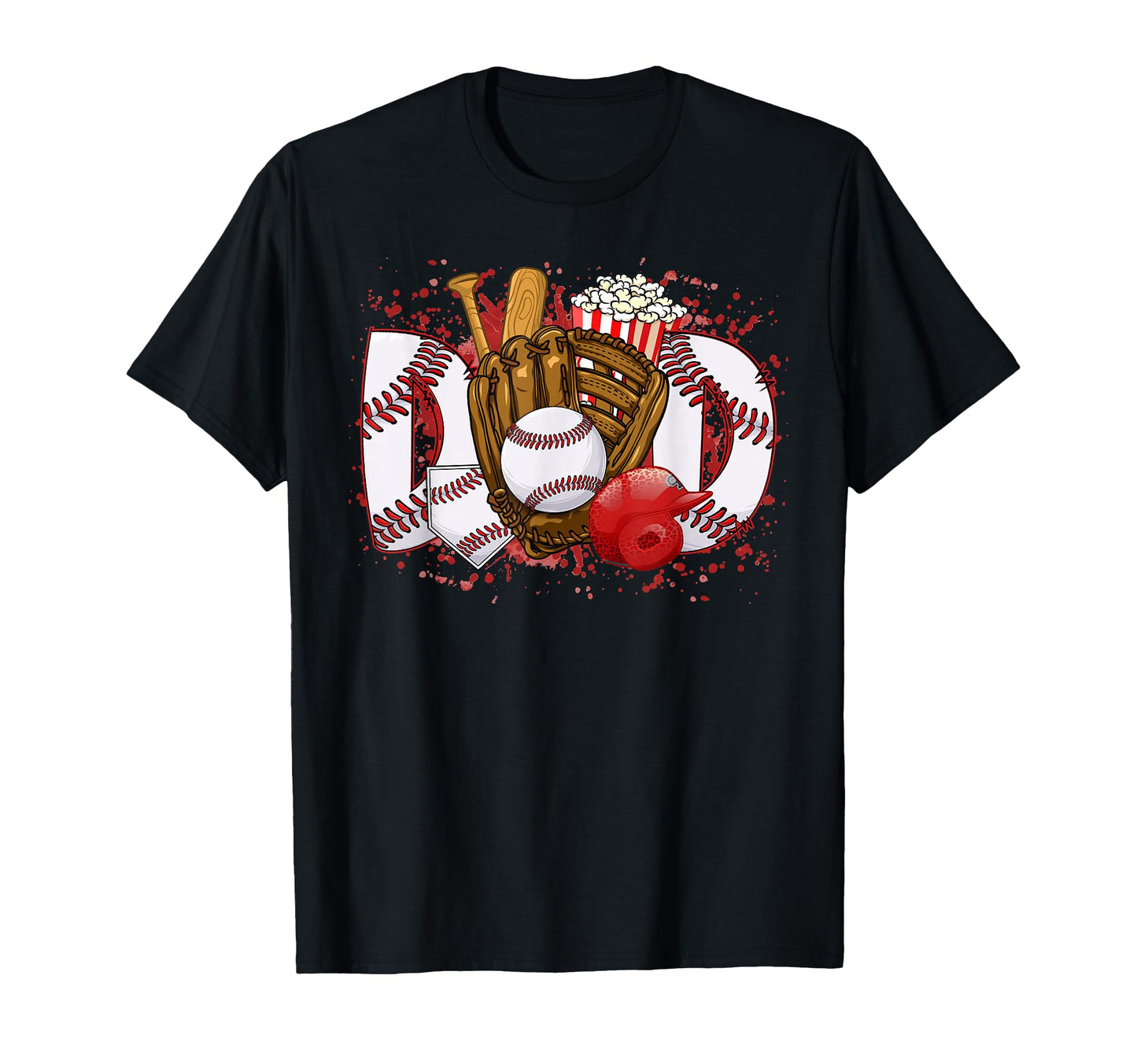 Baseball Dad Baseball Lovers T-Shirt - Casual Everyday Wear Men Women - T-Shirt, Sweatshirt, Hoodie