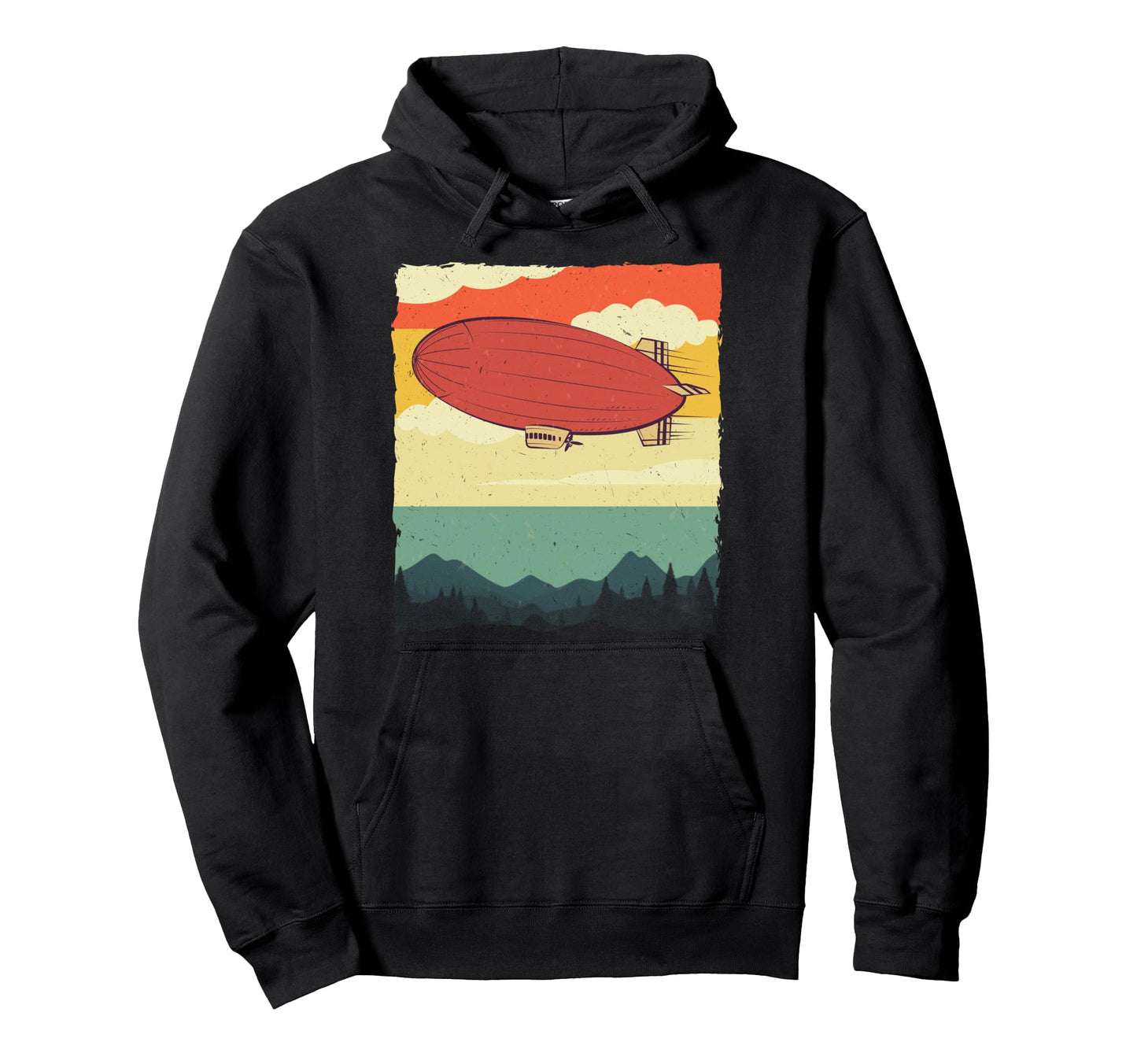 Best Zeppelin Airship Balloon Zeppelin Hoodie - Novelty Apparel for Adults - T-Shirt, Sweatshirt, Hoodie