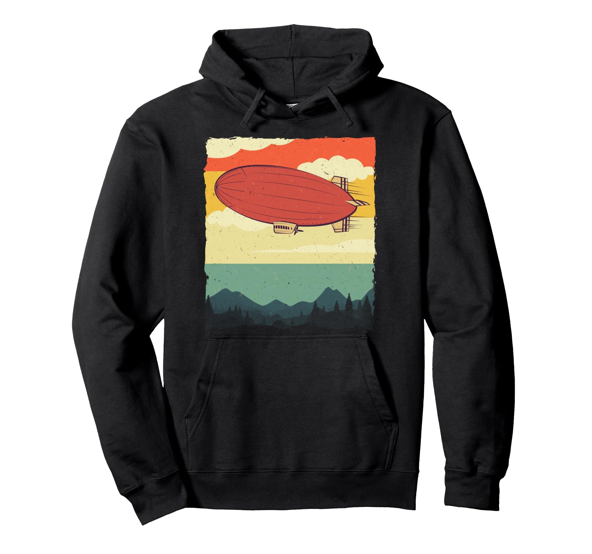 Best Zeppelin Airship Balloon Zeppelin Hoodie - Novelty Apparel for Adults - T-Shirt, Sweatshirt, Hoodie