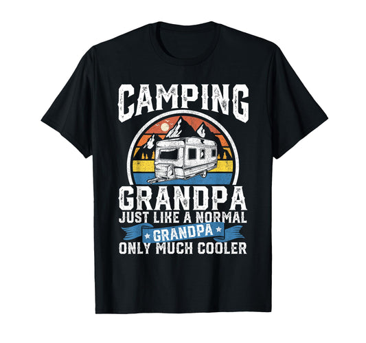 Camping Grandpa Funny Camper Rv Papa T-Shirt - Novelty Apparel Unisex - T-Shirt, Sweatshirt, Hoodie