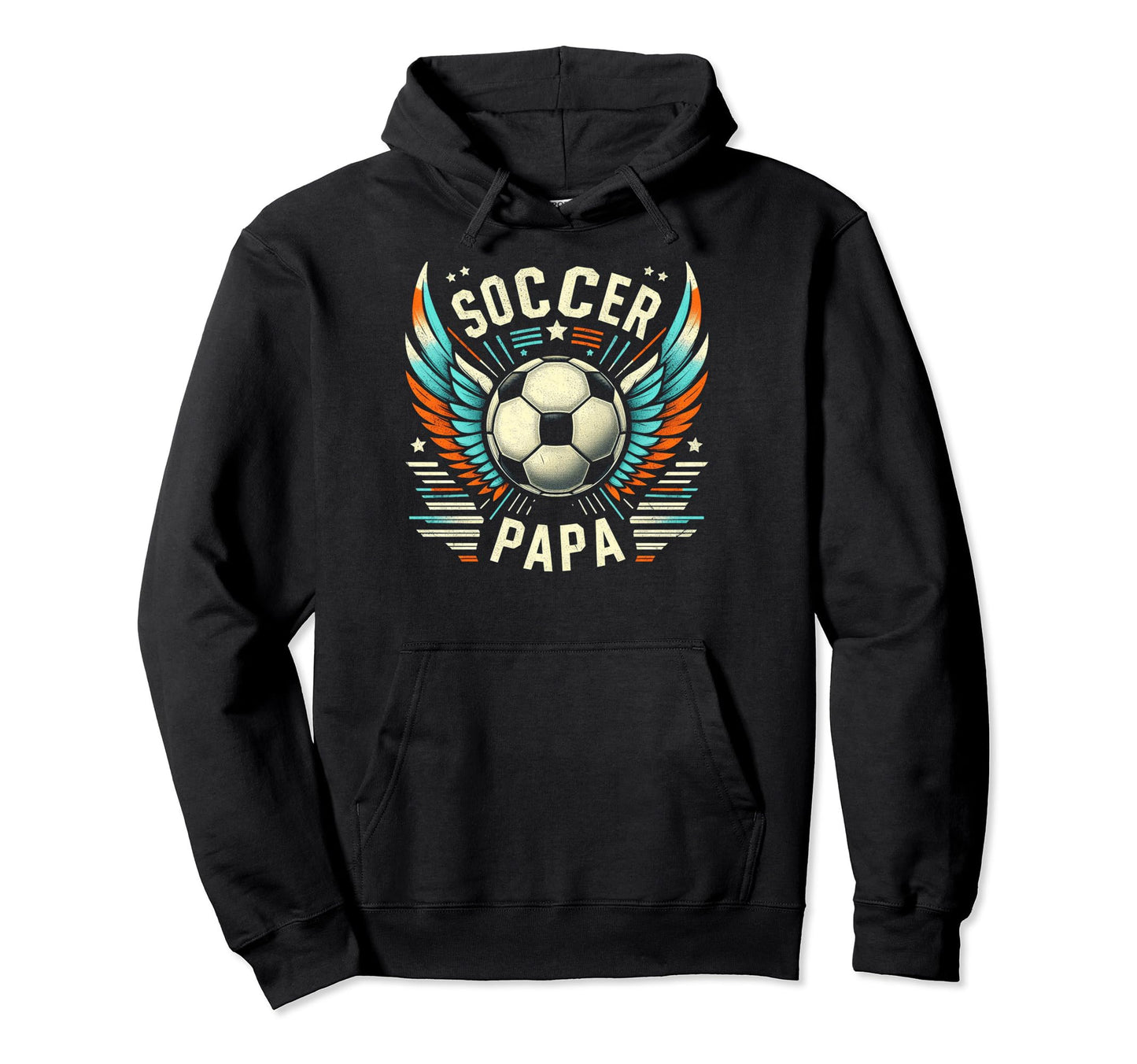 Soccer Papa Family Matching Dad Fathers Hoodie - Trendy Graphic Men Women - T-Shirt, Sweatshirt, Hoodie