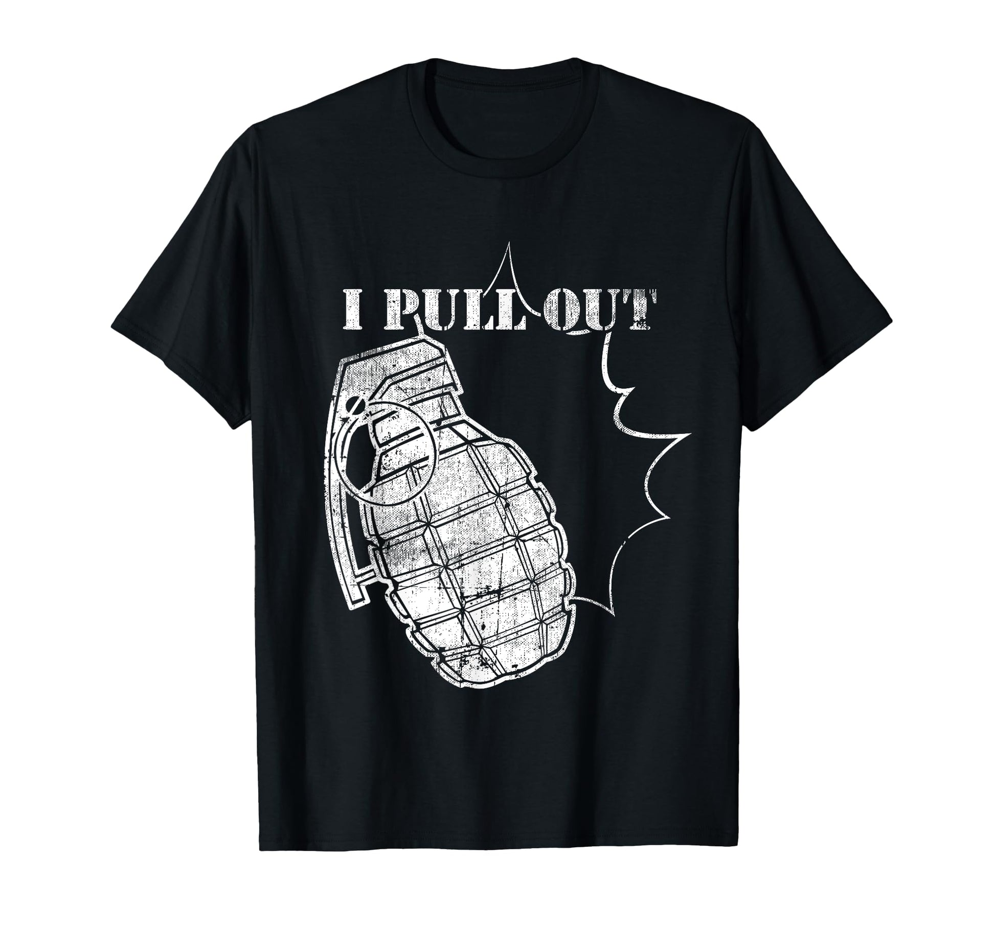 Funny Dont Worry I Pull Out Grenade T-Shirt - Custom Art Print for Adults - T-Shirt, Sweatshirt, Hoodie
