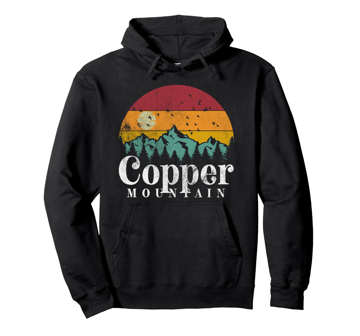 Copper Mountain Colorado 70S 80S Ski Hoodie - Aesthetic Graphic Unisex - T-Shirt, Sweatshirt, Hoodie