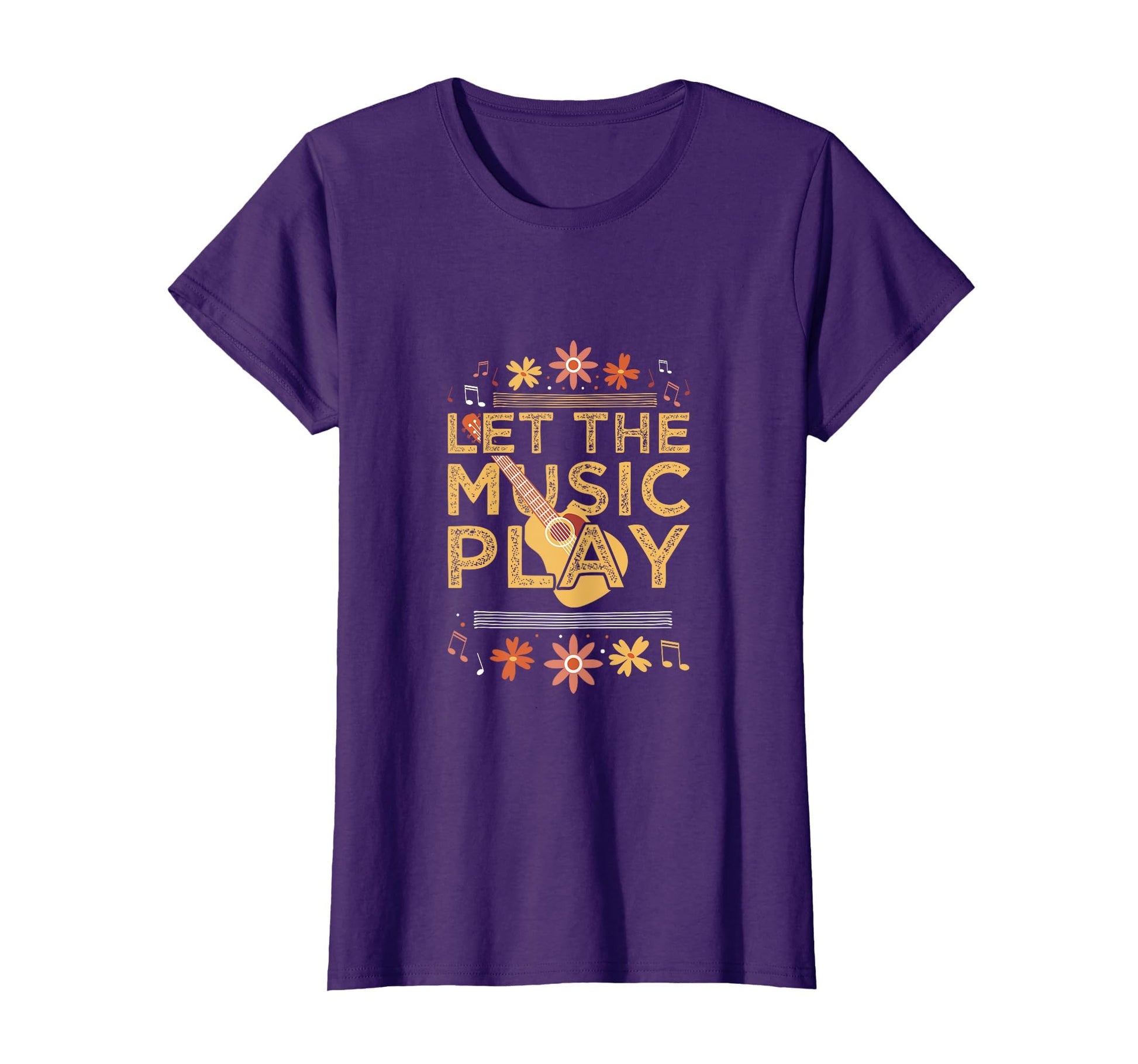 Let Music Play Music Lover Musician T-Shirt - Minimalist Print for Adults - T-Shirt, Sweatshirt, Hoodie