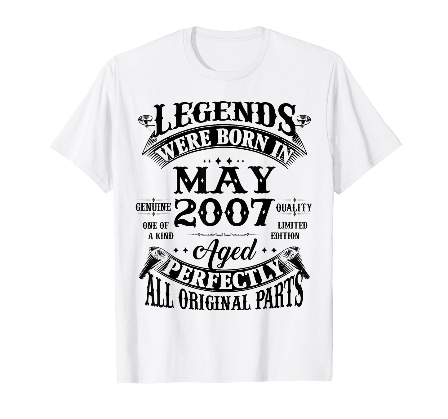 19Th Birthday Gift Legend Born May T-Shirt - Minimalist Print for Adults - T-Shirt, Sweatshirt, Hoodie