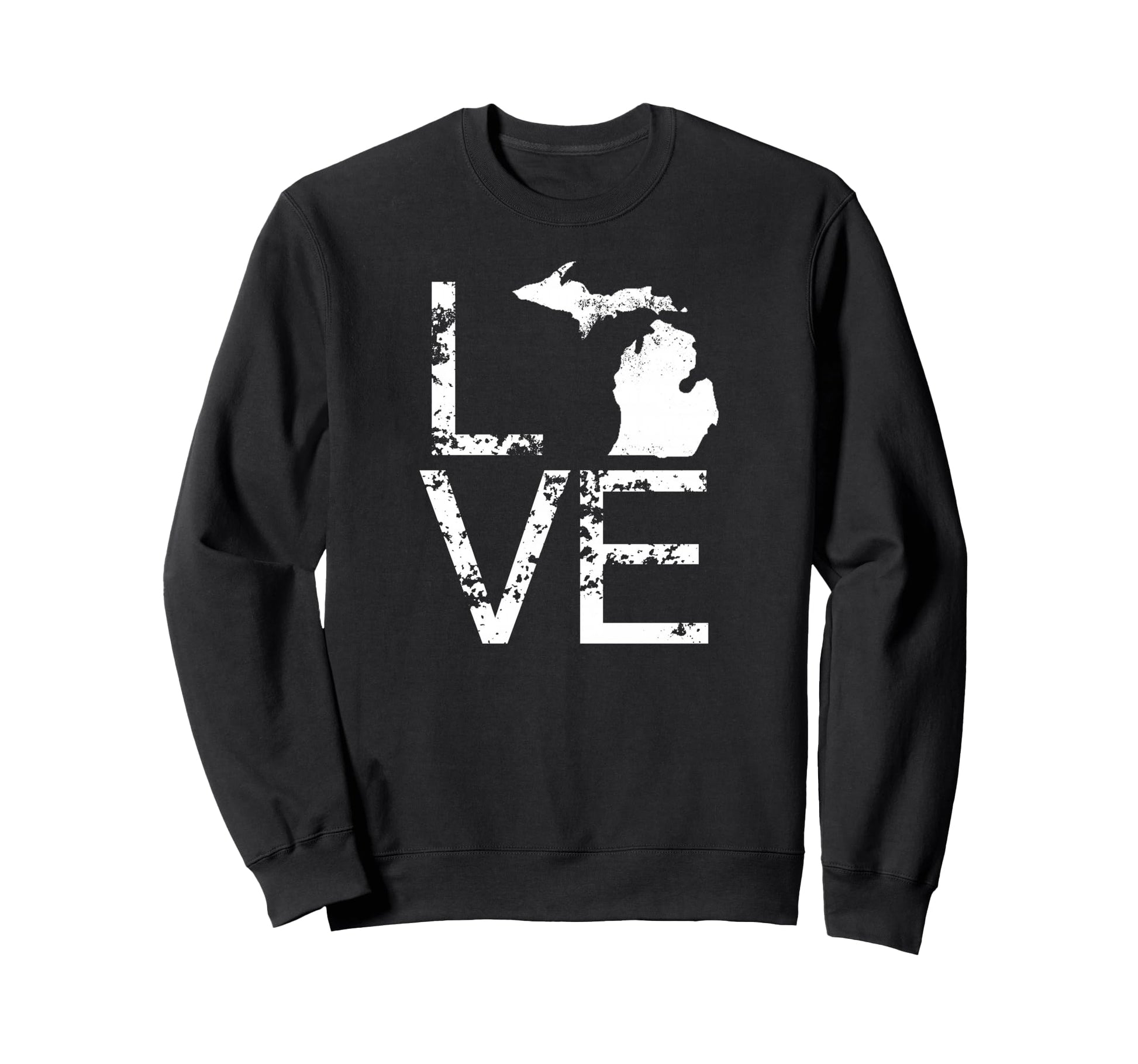 Michigan Love Mi State Home Pride Sweatshirt - Custom Art Print Men Women - T-Shirt, Sweatshirt, Hoodie