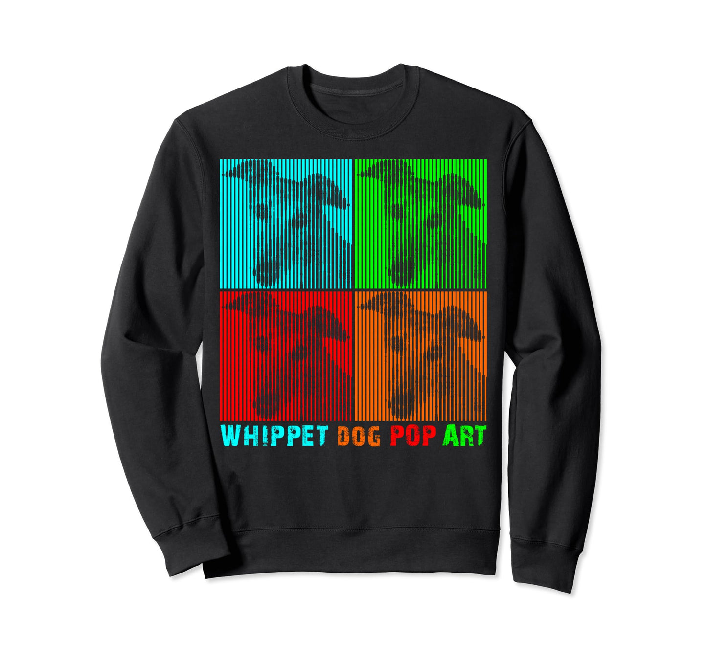 Whippet Whippet Pop Art Sweatshirt - Aesthetic Graphic for Adults - T-Shirt, Sweatshirt, Hoodie