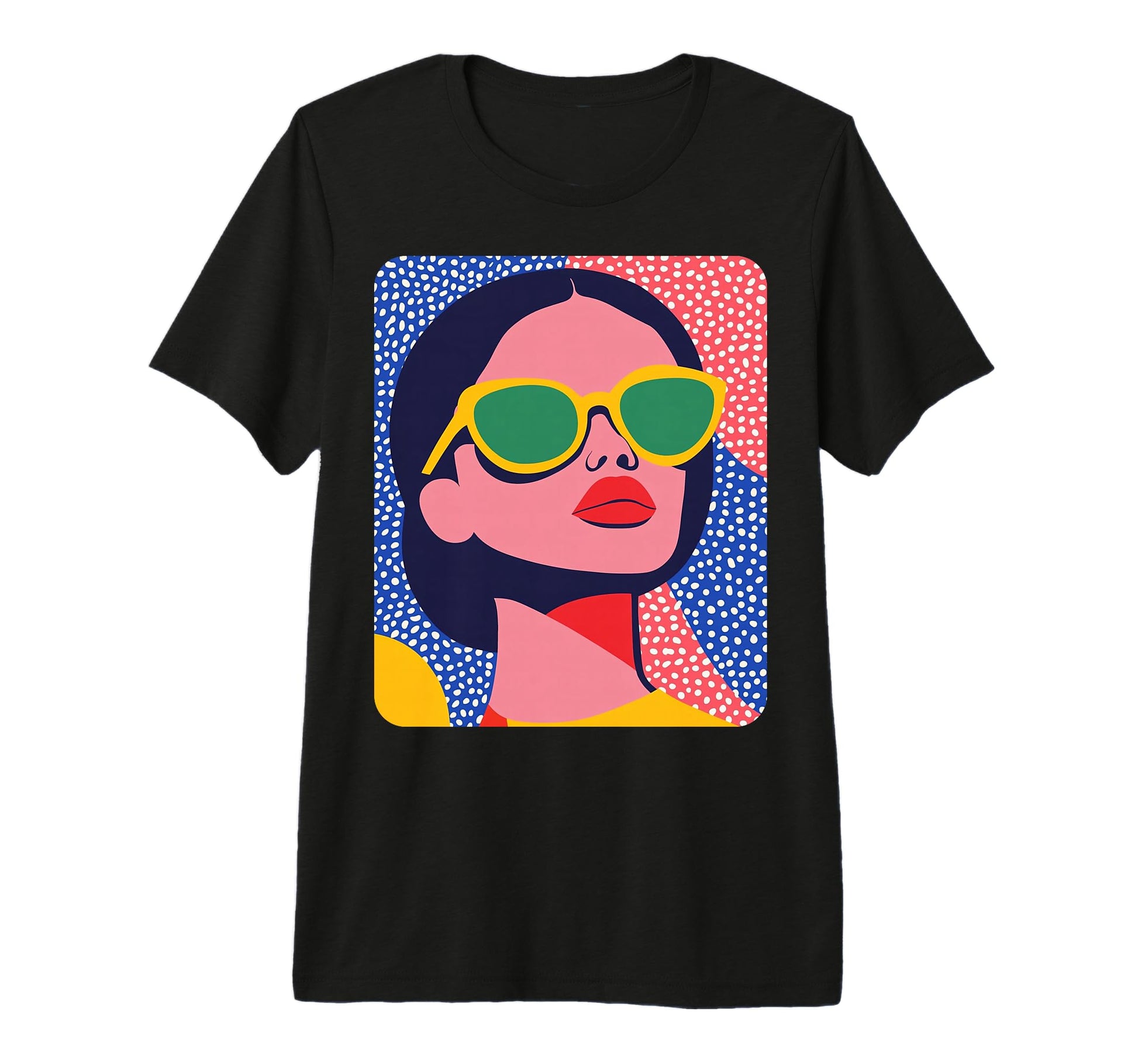 Pop Art Colorful Womens Tri Blend T-Shirt - Unique Graphic Men Women - T-Shirt, Sweatshirt, Hoodie