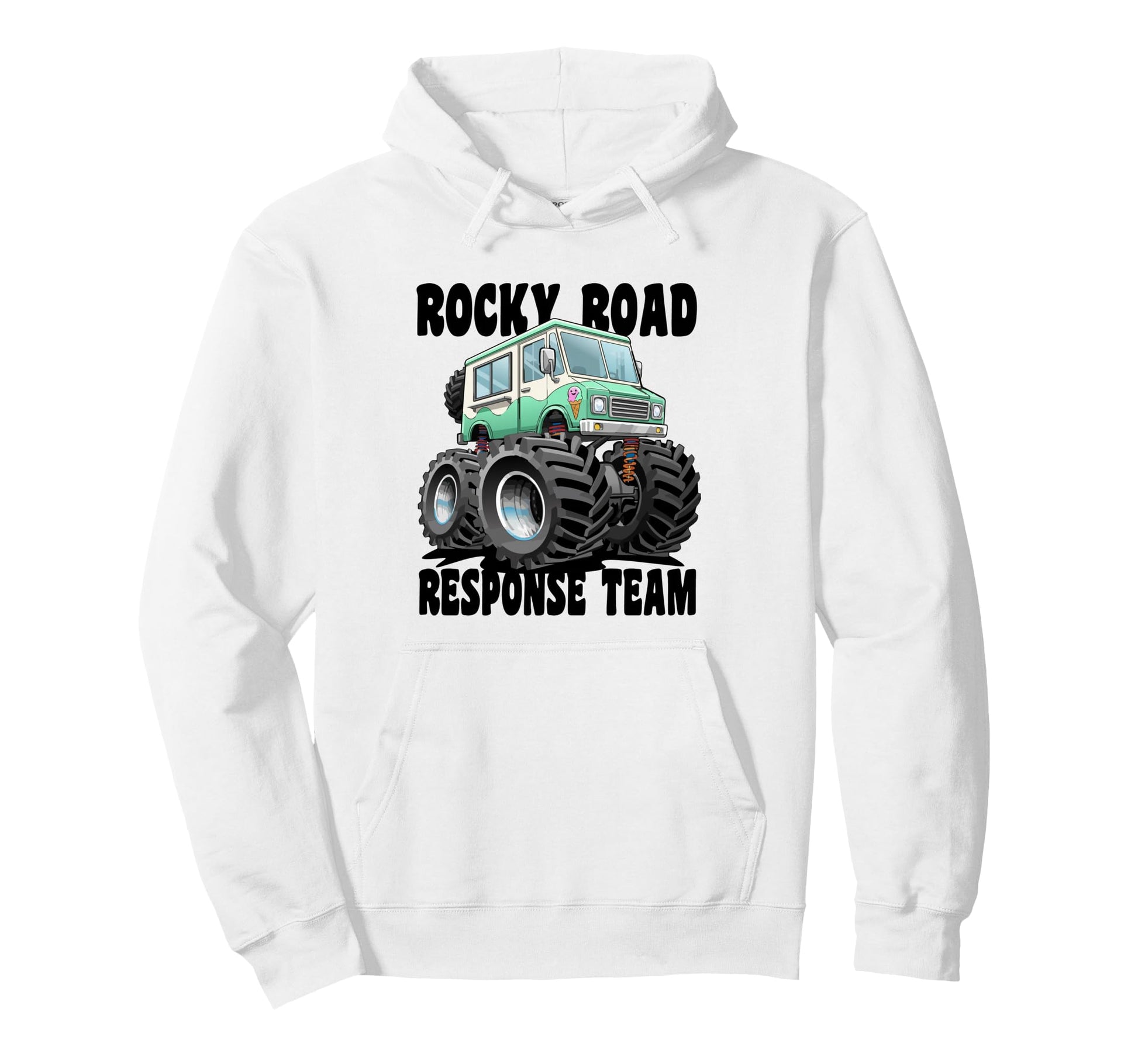Rocky Road Response Team Ice Cream Hoodie - Fun Novelty Design Unisex - T-Shirt, Sweatshirt, Hoodie