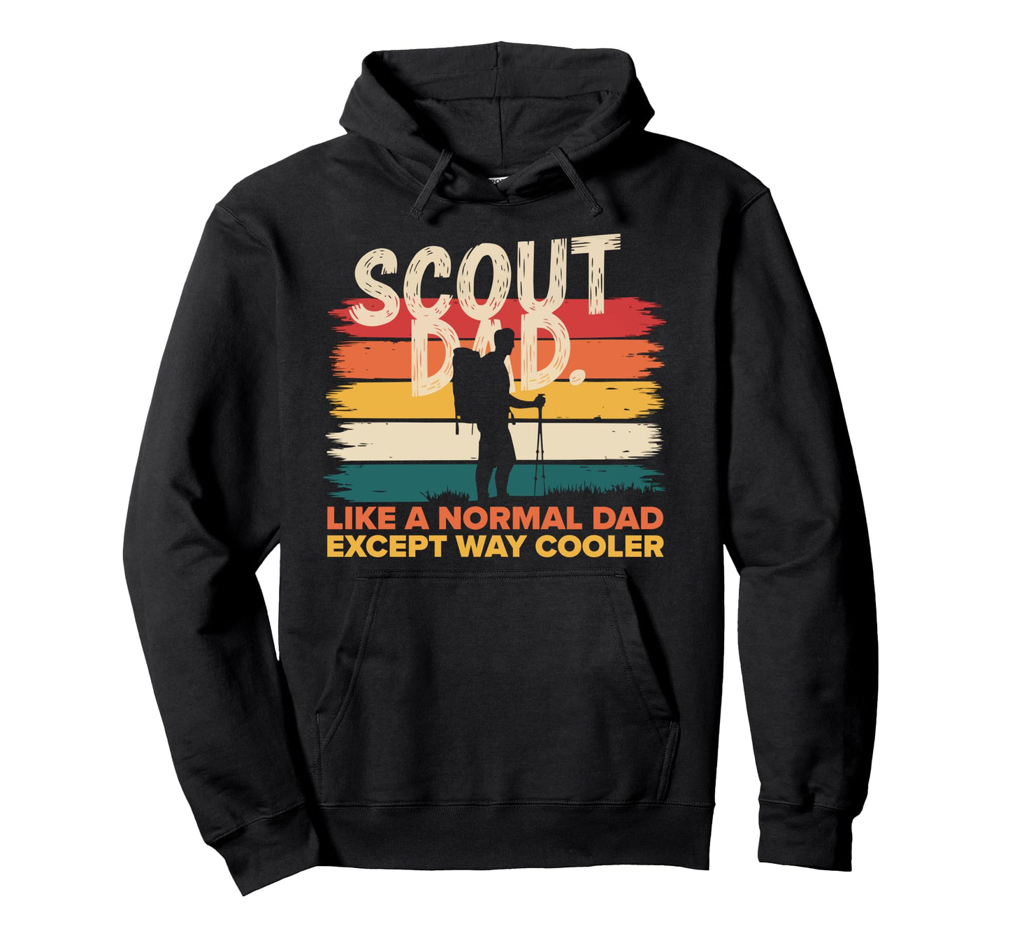 Scout Leader Dad Scouting Campfire Hoodie - Streetwear Style Men Women - T-Shirt, Sweatshirt, Hoodie