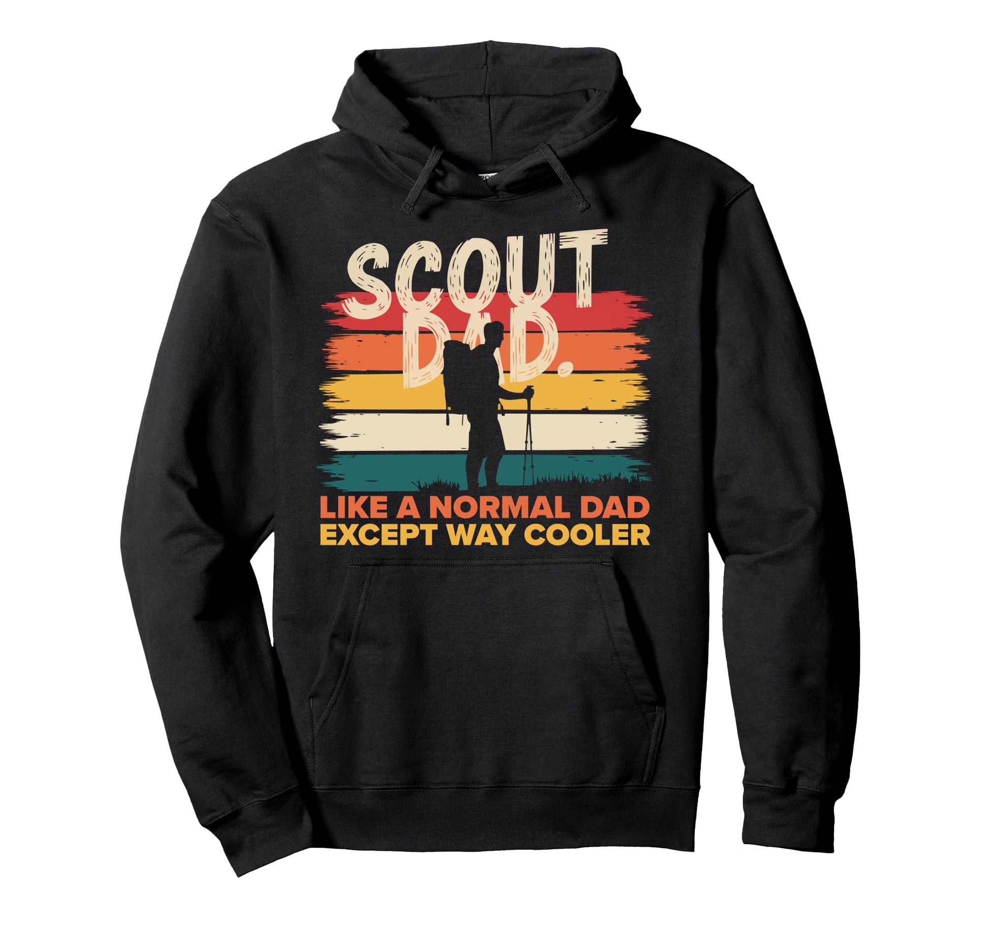 Scout Leader Dad Scouting Campfire Hoodie - Streetwear Style Men Women - T-Shirt, Sweatshirt, Hoodie