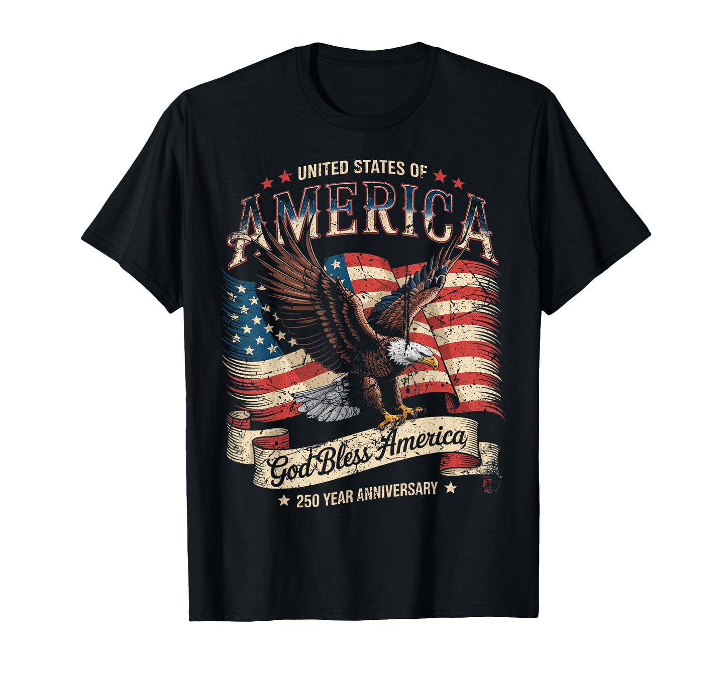 United States Anniversary American Flag T-Shirt - Streetwear Style Unisex - T-Shirt, Sweatshirt, Hoodie