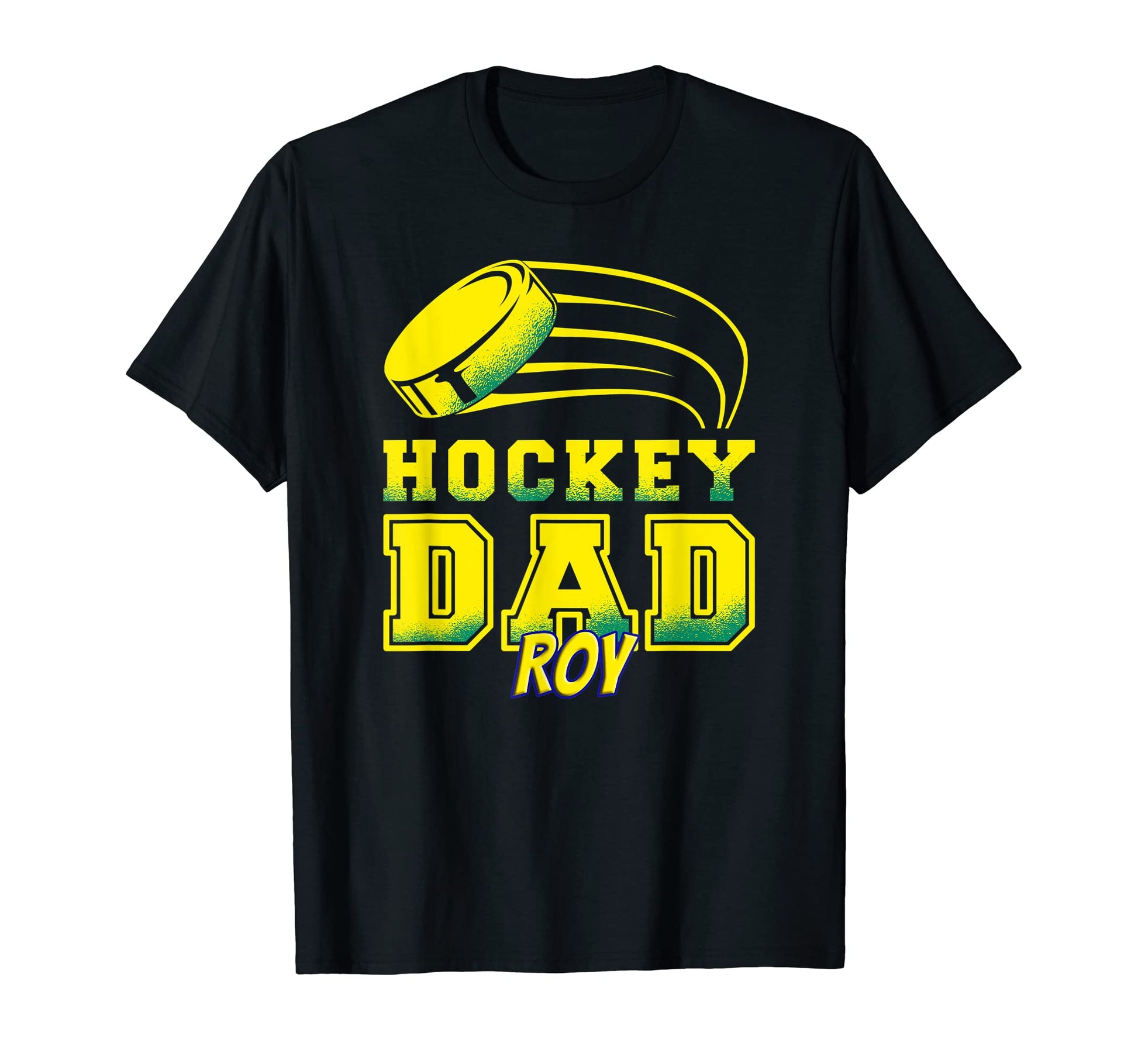 Roy Hockey Dad Puck Mens T-Shirt - Aesthetic Graphic for Adults - T-Shirt, Sweatshirt, Hoodie