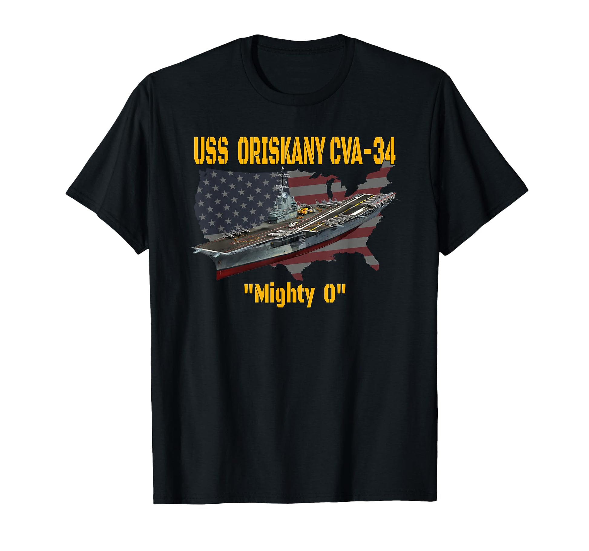 Aircraft Carrier Uss Oriskany Cva 34 T-Shirt - Custom Art Print Men Women - T-Shirt, Sweatshirt, Hoodie