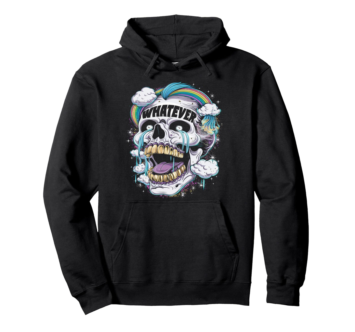Gothic Mens Womens Tops Skeleton Meme Hoodie - Novelty Apparel for Adults - T-Shirt, Sweatshirt, Hoodie