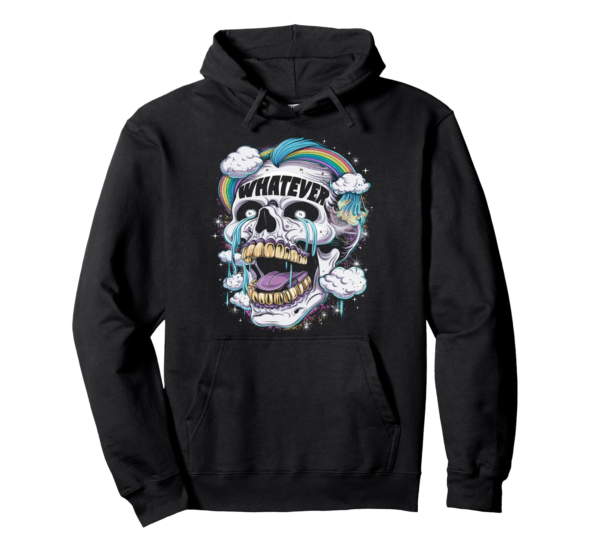 Gothic Mens Womens Tops Skeleton Meme Hoodie - Novelty Apparel for Adults - T-Shirt, Sweatshirt, Hoodie
