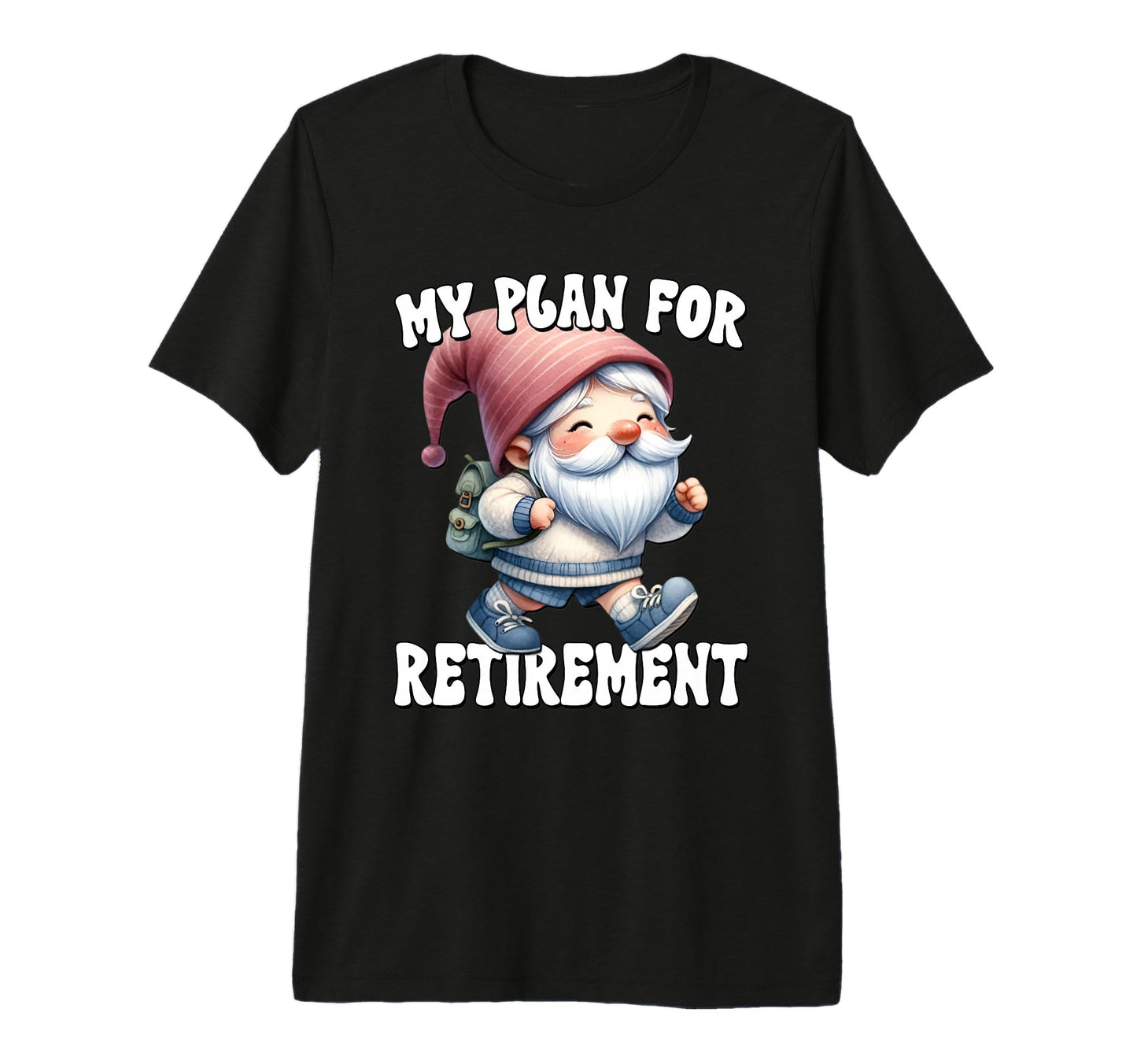 Funny Retirement Plan Trail Runner T-Shirt - Minimalist Print Men Women - T-Shirt, Sweatshirt, Hoodie