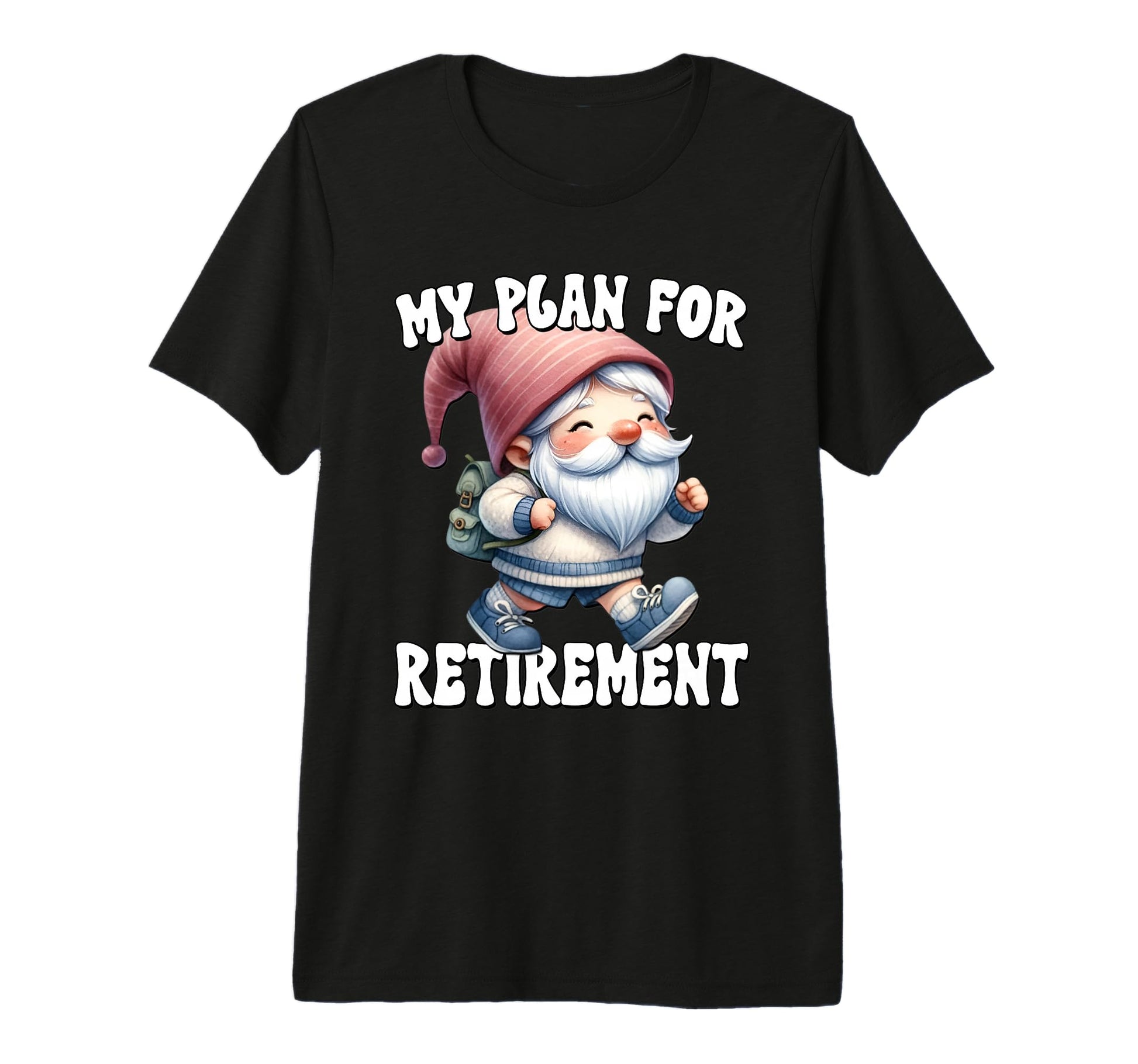 Funny Retirement Plan Trail Runner T-Shirt - Minimalist Print Men Women - T-Shirt, Sweatshirt, Hoodie