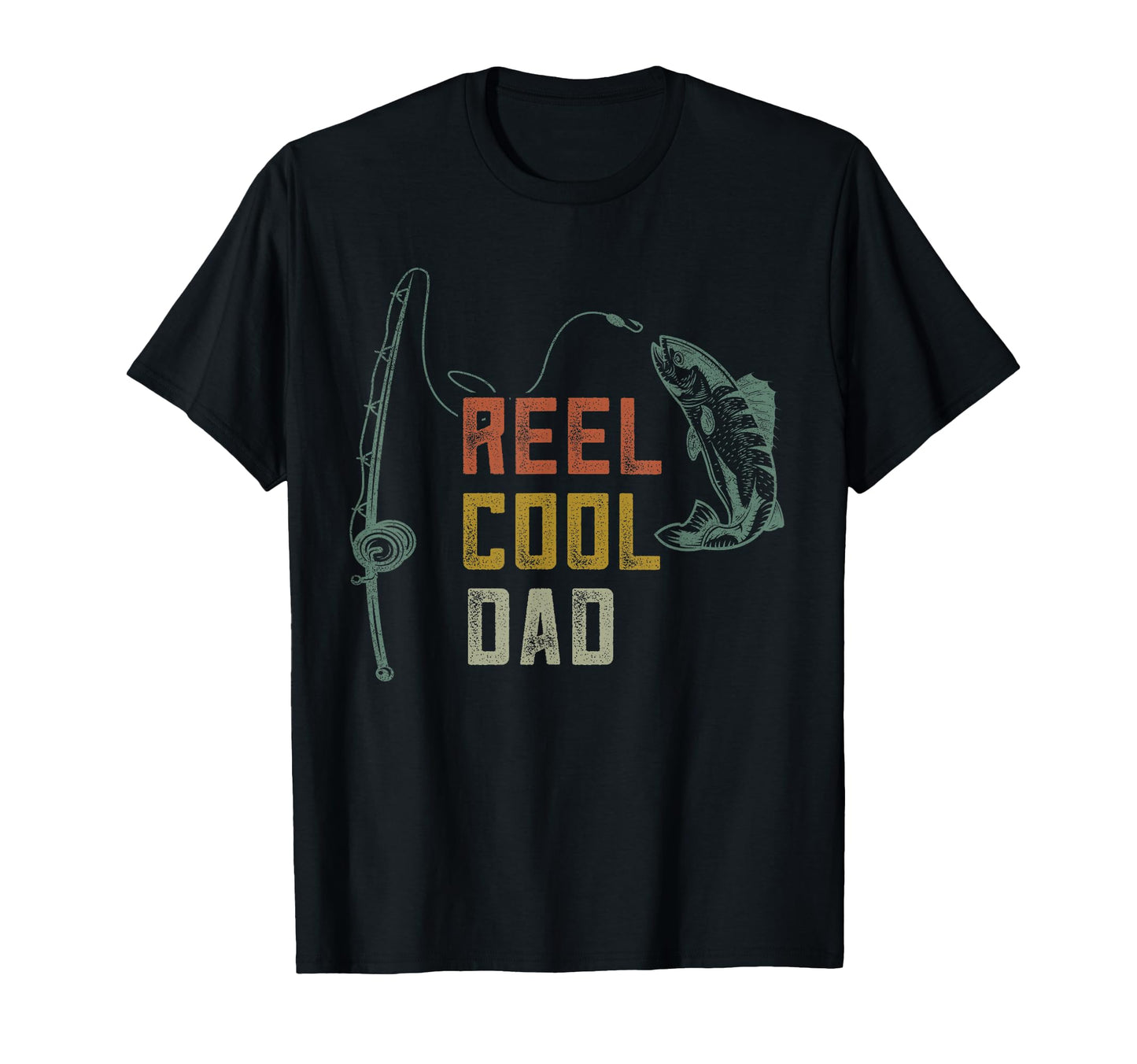 Reel Dad Fishing Shirts Funny Fathers Day T-Shirt - Novelty Apparel Unisex - T-Shirt, Sweatshirt, Hoodie