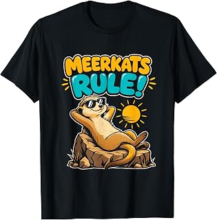 Meerkat Meerkats Rule! Meerkat Costume Funny Meerkats T-Shirt Unisex T-shirt, Sweatshirt, Hoodie, Long Sleeve Tee - T-Shirt, Sweatshirt, Hoodie
