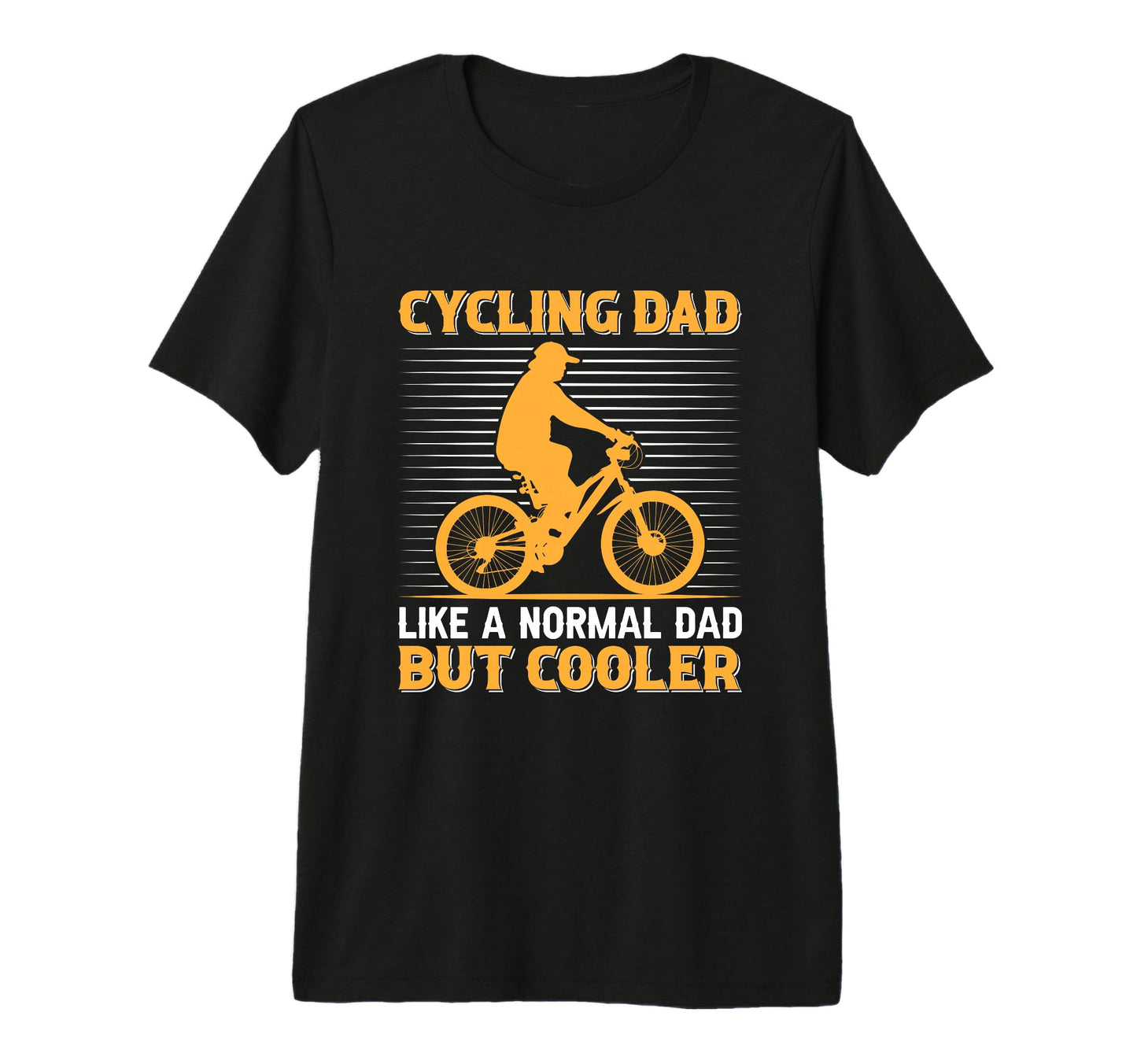 Mens Cycling Dad Like Regular Dad But T-Shirt - Unique Graphic for Adults - T-Shirt, Sweatshirt, Hoodie