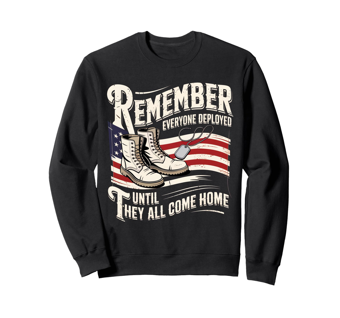 Red Friday Deployment Support Sweatshirt - Casual Everyday Wear Men Women - T-Shirt, Sweatshirt, Hoodie