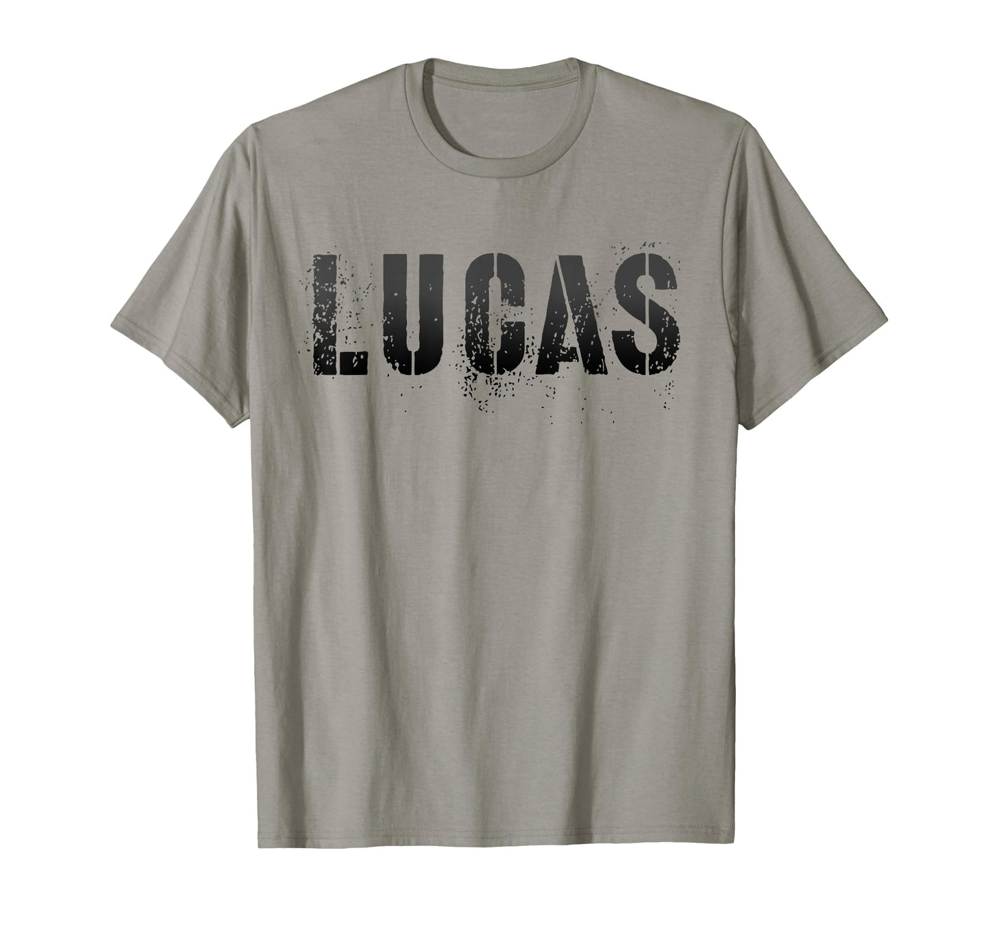 First Name Lucas Military Personalized T-Shirt - Fun Novelty Design Unisex - T-Shirt, Sweatshirt, Hoodie