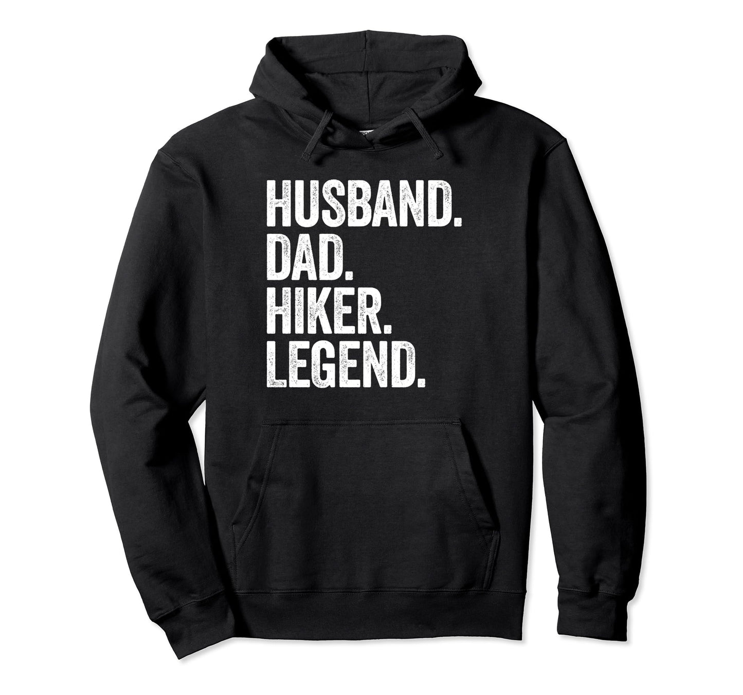 Husband Dad Hiker Funny Hiking Hike Hoodie - Minimalist Print Men Women - T-Shirt, Sweatshirt, Hoodie