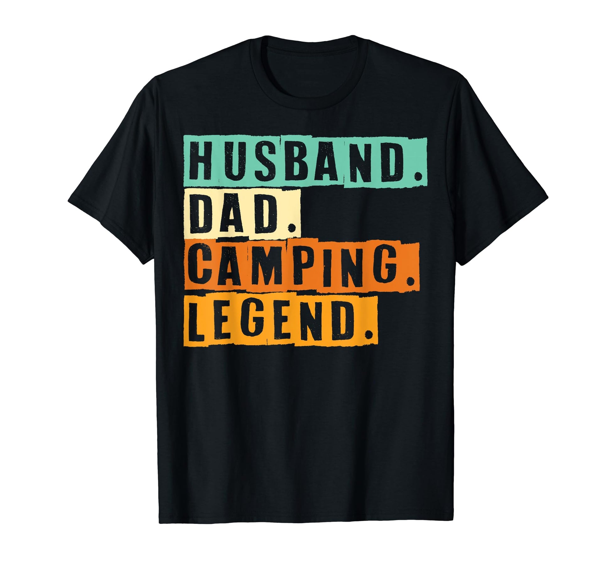 Husband Dad Camping Legend Camping T-Shirt - Fun Novelty Design for Adults - T-Shirt, Sweatshirt, Hoodie