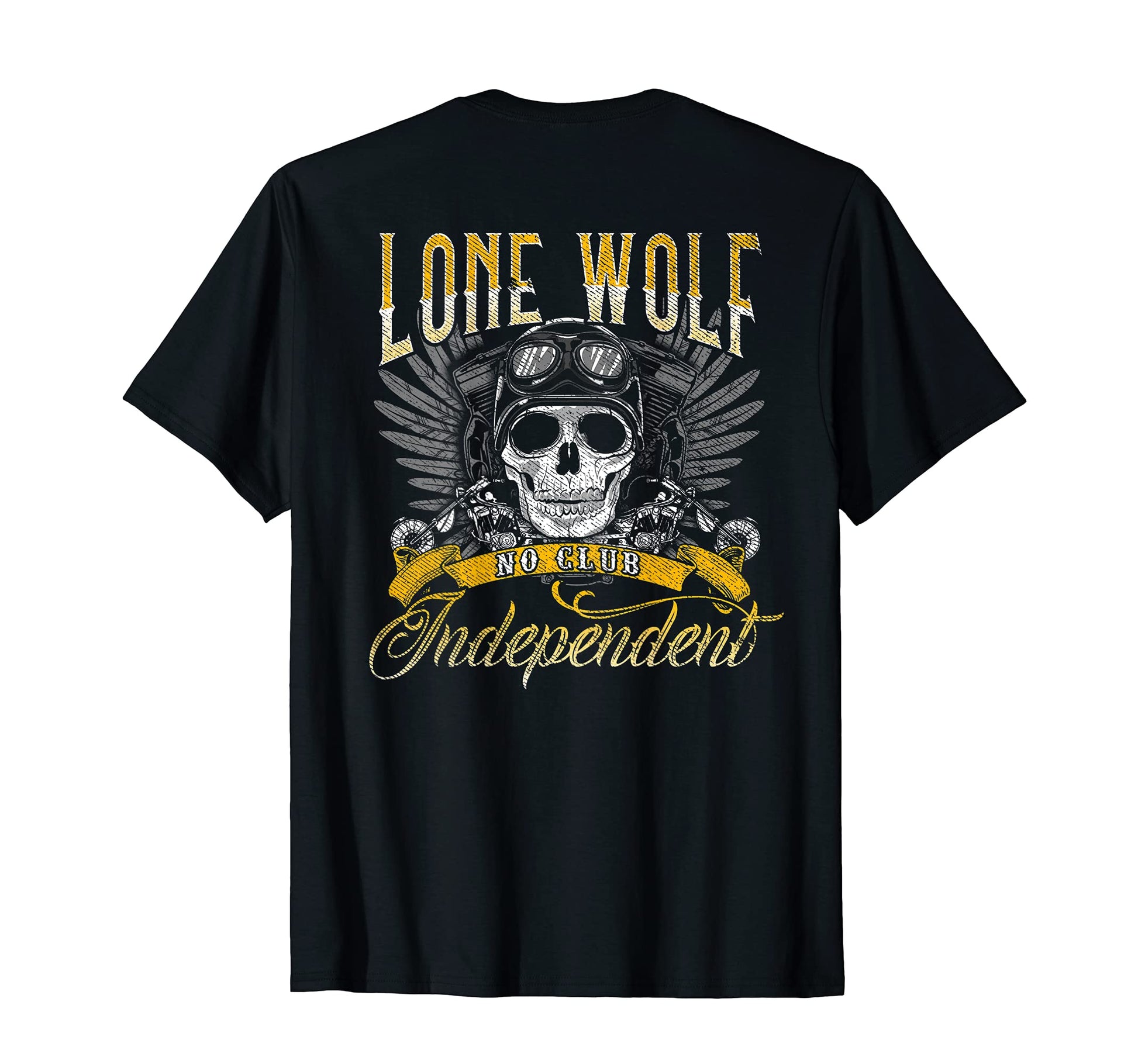 Lone Wolf No Club Independent T-Shirt - Streetwear Style for Adults - T-Shirt, Sweatshirt, Hoodie