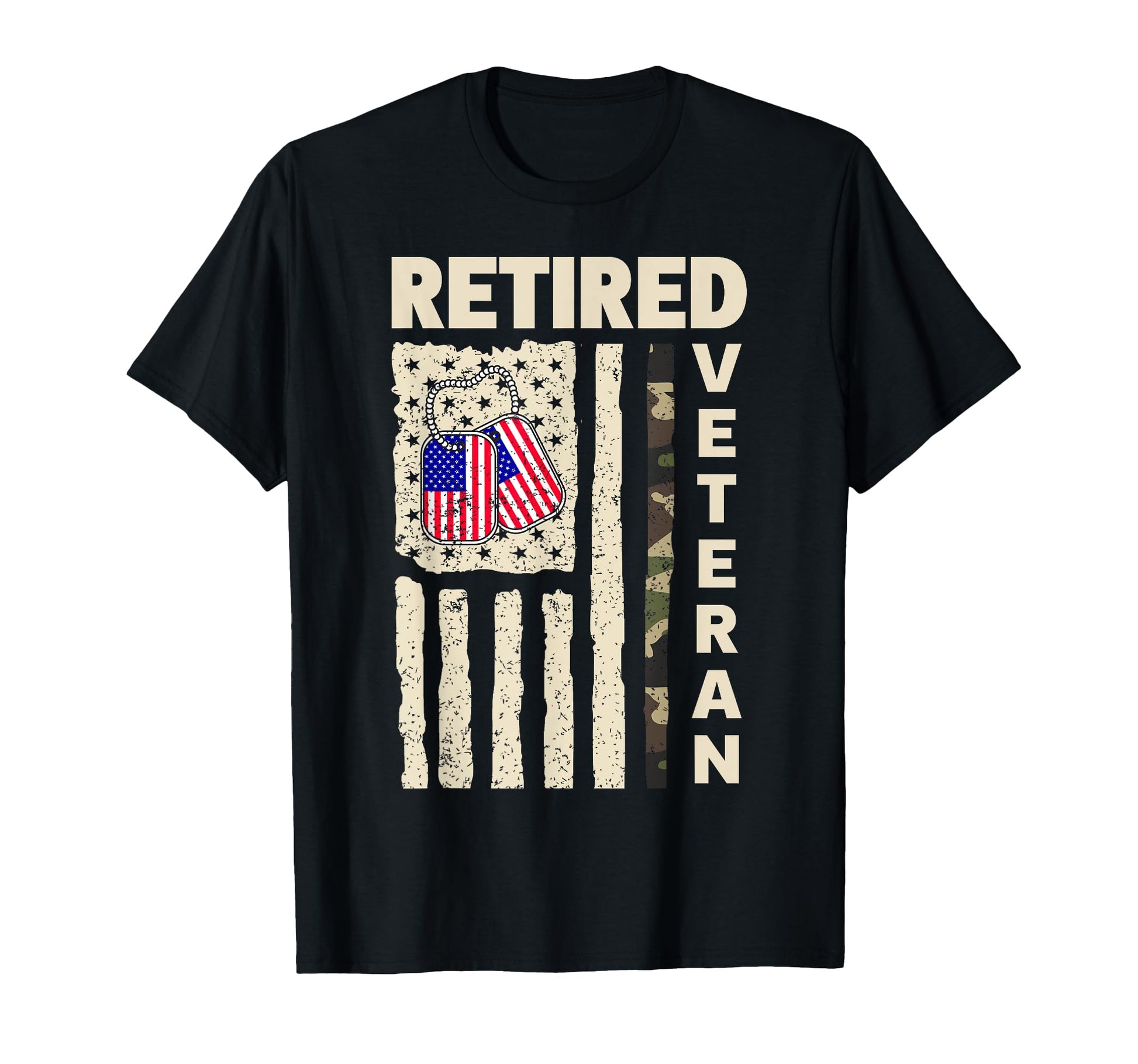 American Flag Camo Proud Us Army T-Shirt - Casual Everyday Wear for Adults - T-Shirt, Sweatshirt, Hoodie