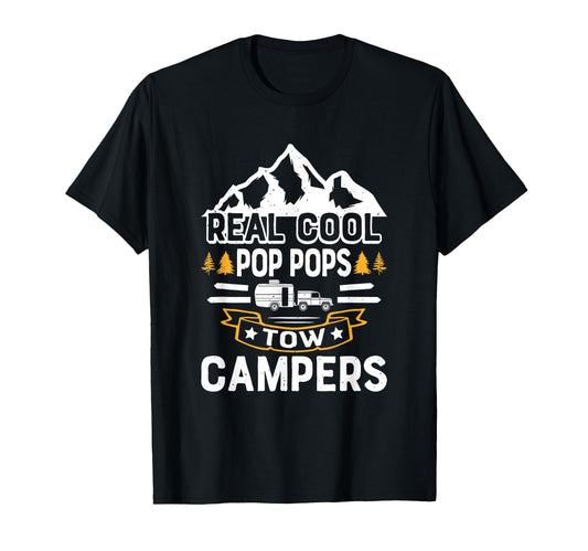 Camping Grandpa Camping Pop Pop Camper T-Shirt - Novelty Apparel for Adults - T-Shirt, Sweatshirt, Hoodie